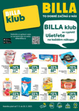Leták BILLA klub