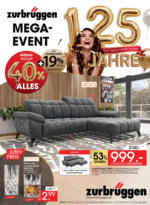 Zurbrüggen Zurbrüggen: Mega-Event - bis 24.05.2025