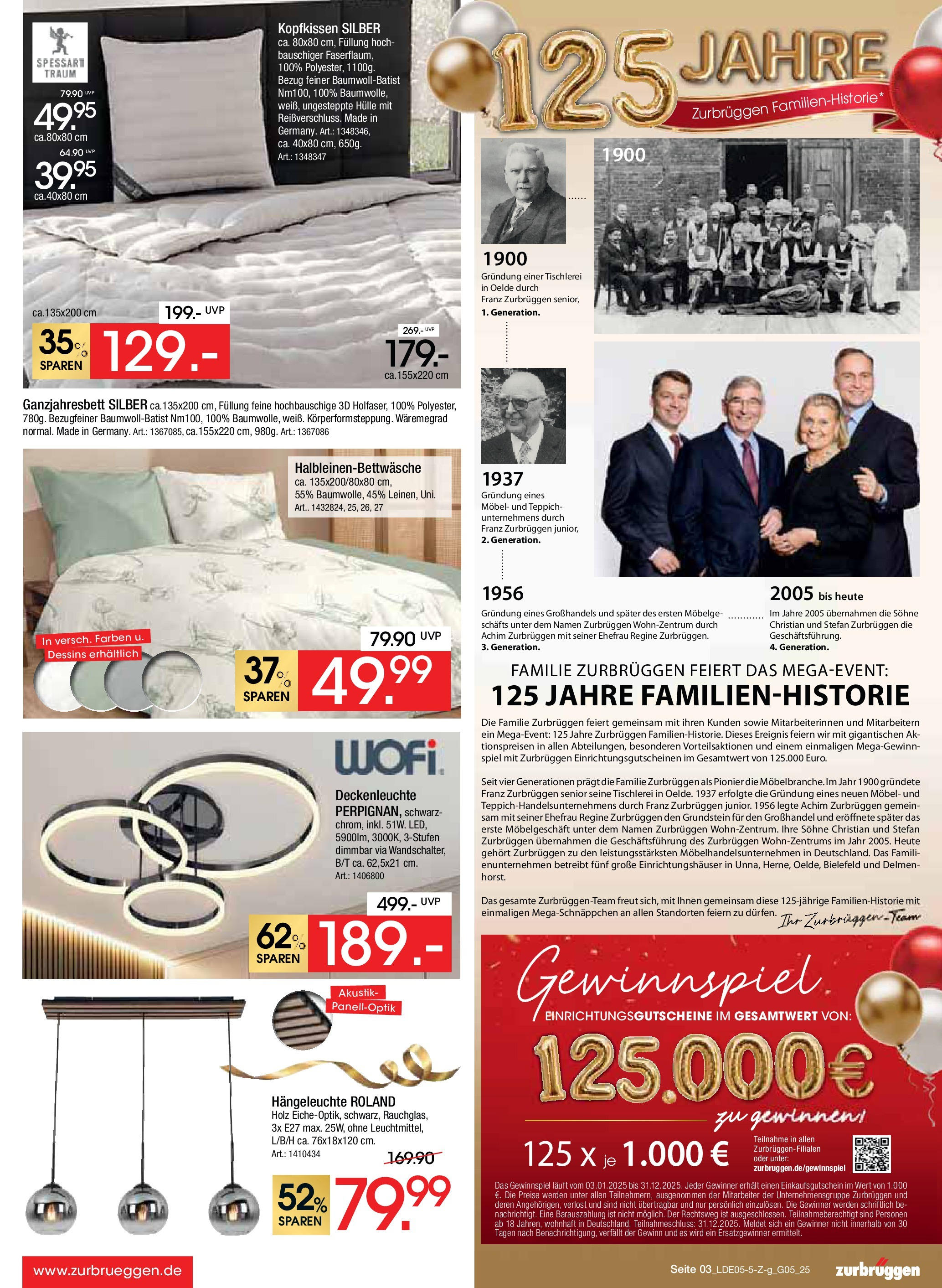 Zurbrüggen Mega-Event (ab 10.05.2025) zum Blättern | Seite: 3 | Produkte: Spiel, Hülle, Kopfkissen, Teppich Zurbrüggen Mega-Event (ab 10.05.2025) zum Blättern | Seite: 3 | Produkte: Spiel, Hülle, Kopfkissen, Teppich