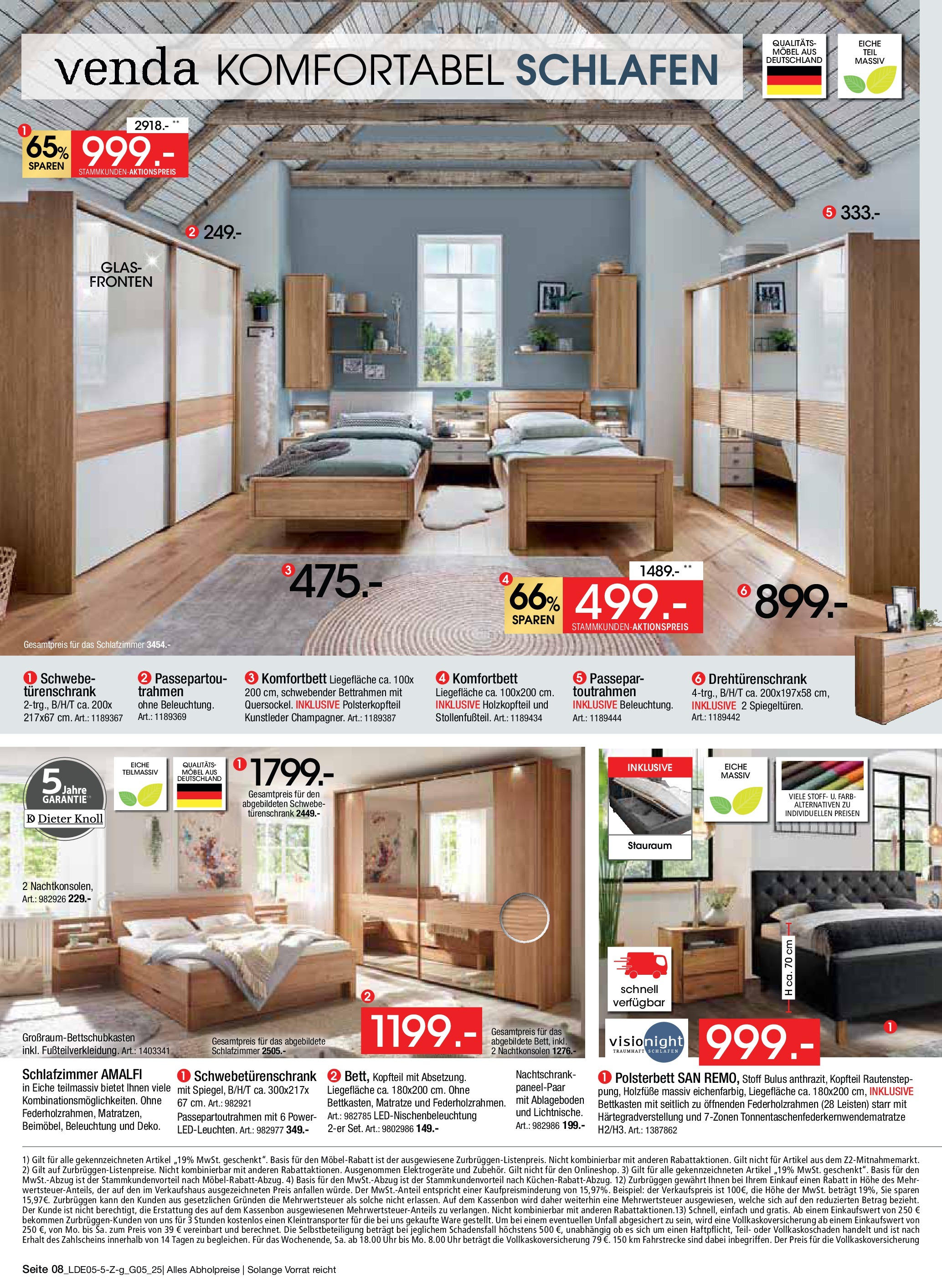 Zurbrüggen Mega-Event (ab 10.05.2025) zum Blättern | Seite: 8 | Produkte: Bett, Matratze, Schwebetürenschrank, Drehtürenschrank Zurbrüggen Mega-Event (ab 10.05.2025) zum Blättern | Seite: 8 | Produkte: Bett, Matratze, Schwebetürenschrank, Drehtürenschrank