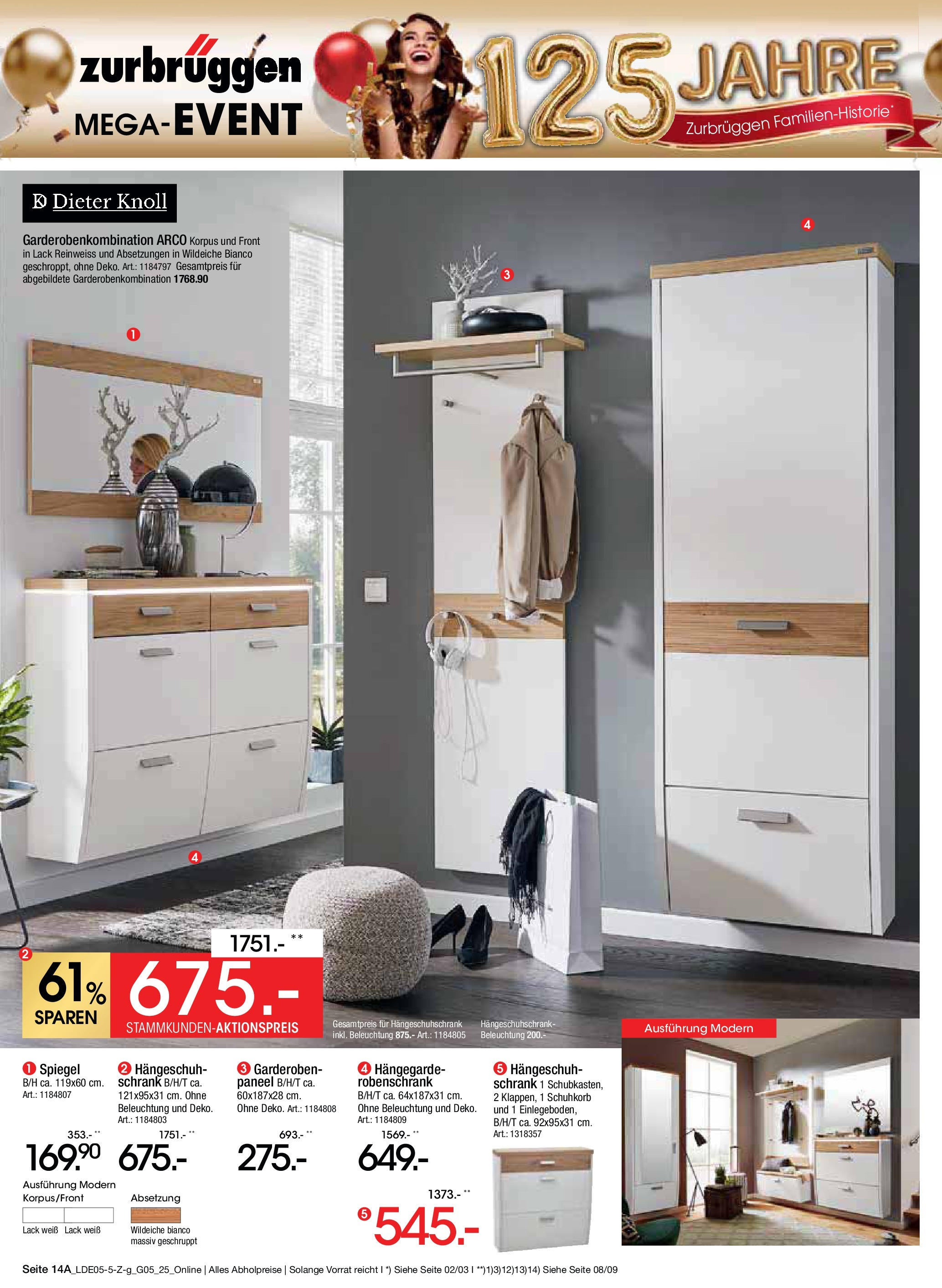 Zurbrüggen Mega-Event (ab 10.05.2025) zum Blättern | Seite: 16 | Produkte: Schrank, Spiegel Zurbrüggen Mega-Event (ab 10.05.2025) zum Blättern | Seite: 16 | Produkte: Schrank, Spiegel