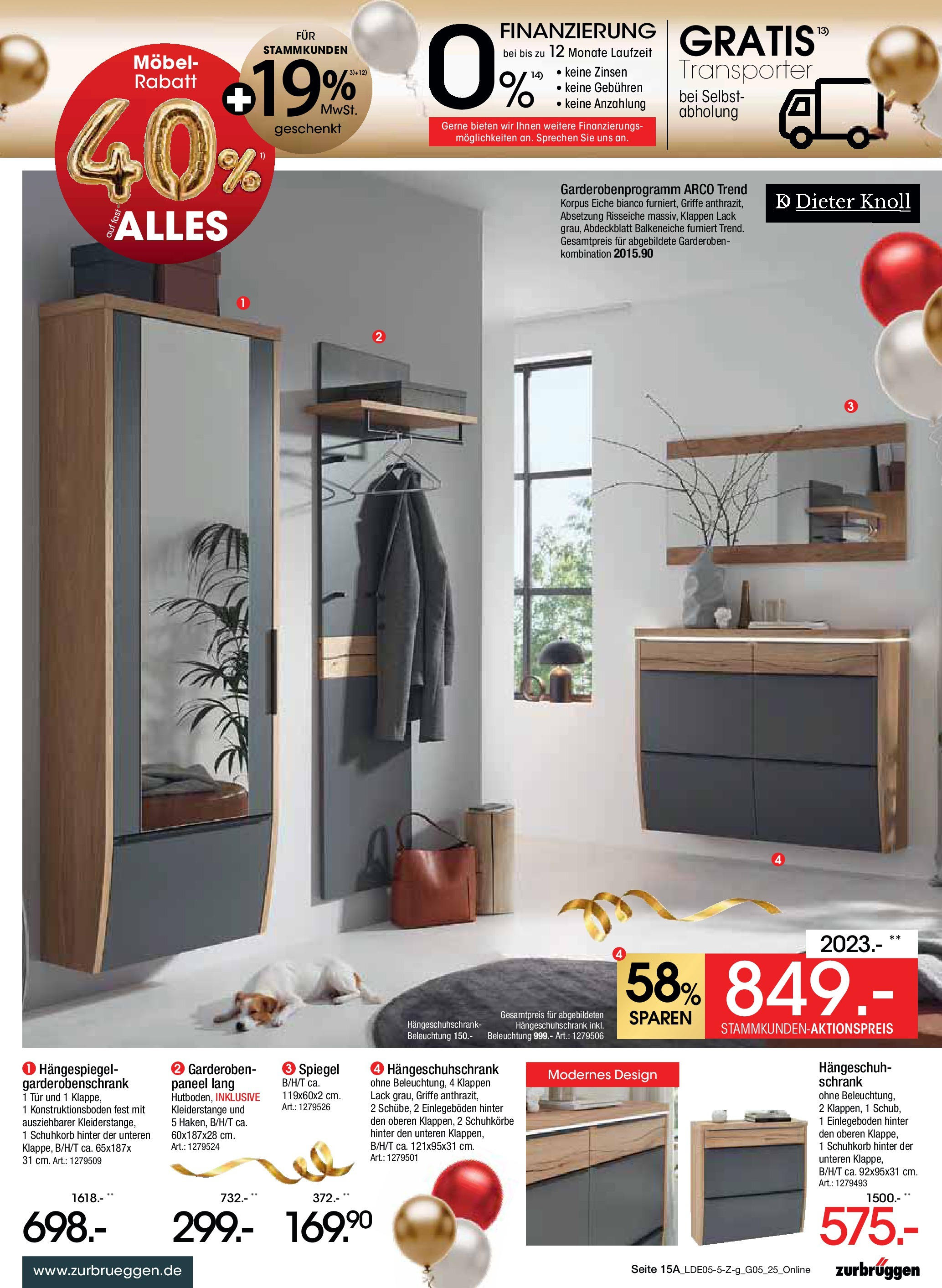 Zurbrüggen Mega-Event (ab 10.05.2025) zum Blättern | Seite: 17 | Produkte: Schrank, Spiegel, Tür, Garderobenschrank Zurbrüggen Mega-Event (ab 10.05.2025) zum Blättern | Seite: 17 | Produkte: Schrank, Spiegel, Tür, Garderobenschrank