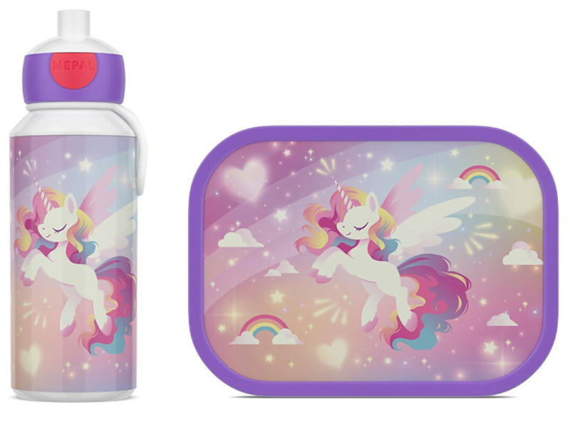 Mepal Lunchset 2-tlg. Unicorn Glow CAMPUS