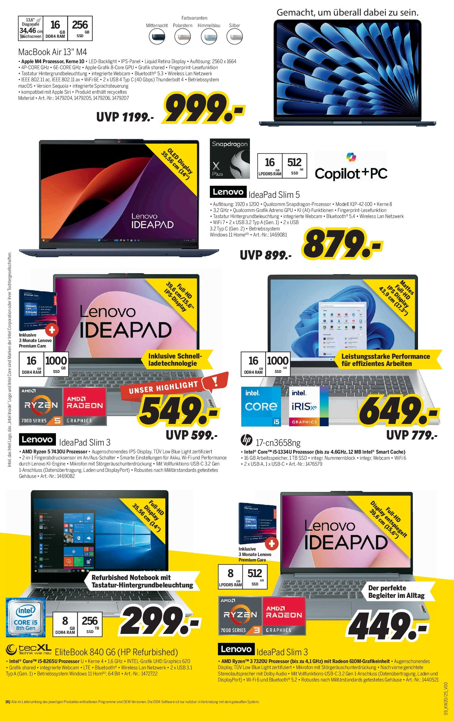 Medimax Prospekt 	 (ab 10.05.2025) zum Blättern | Seite: 9 | Produkte: Mikrofon, USB, Laptop, Notebook