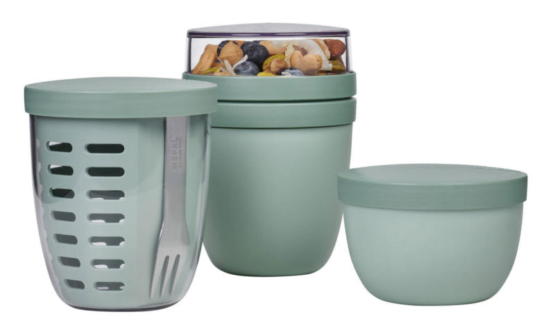 Mepal Snackpot-Set 3-tlg. sage RANGE Nordic Sage