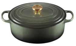 LE CREUSET Bräter oval 31 cm Thyme SIGNATURE