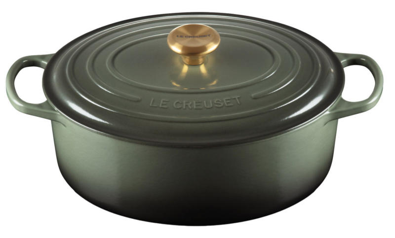LE CREUSET Bräter oval 31 cm Thyme SIGNATURE