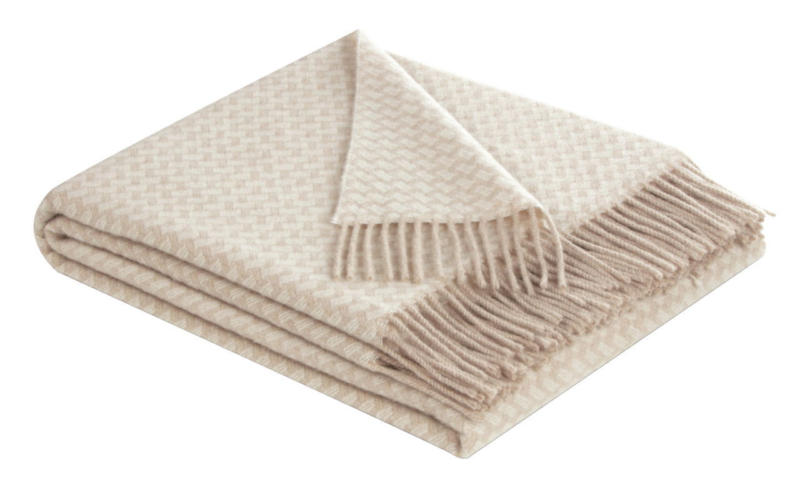 biederlack Cashmere-Plaid VIVO BEIGE