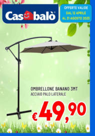 Dal 12 aprile al 31 agosto