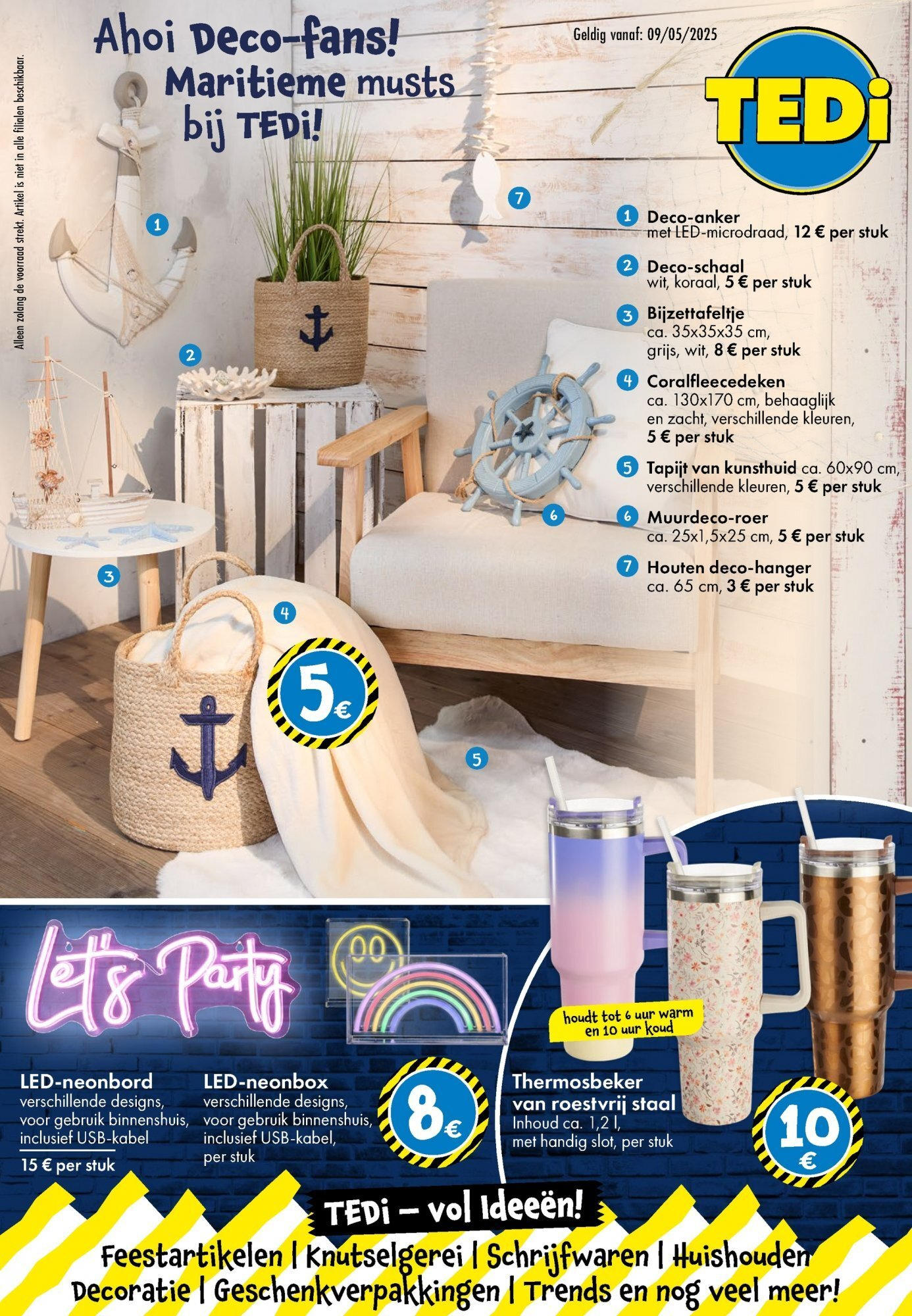 TEDi shop TEDi folder tot 17.05.2025 geldig vanaf 07/05/2025 - Paginanummer 1 Voorbeeld van TEDi folder tot 17.05.2025 van winkel TEDi geldig vanaf 07/05/2025
