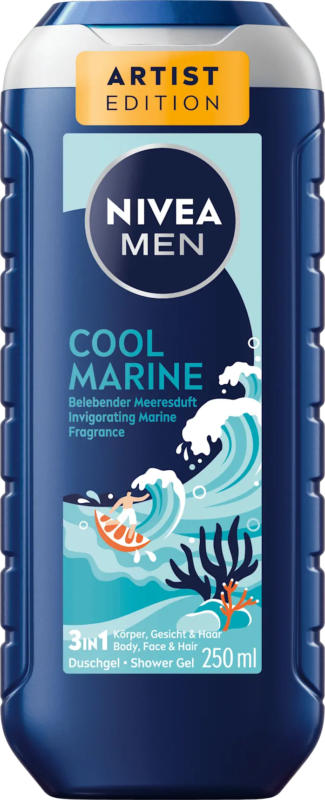 NIVEA MEN Duschgel Cool Marine 3in1