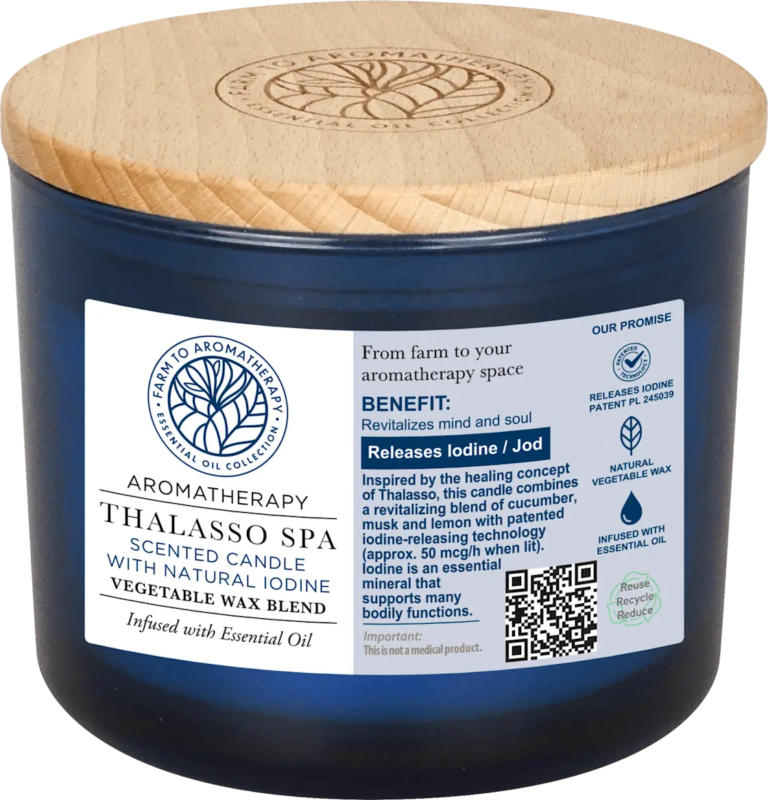 GALA Duftkerze im Glas Aromatherapy Thalasso Spa 275 g