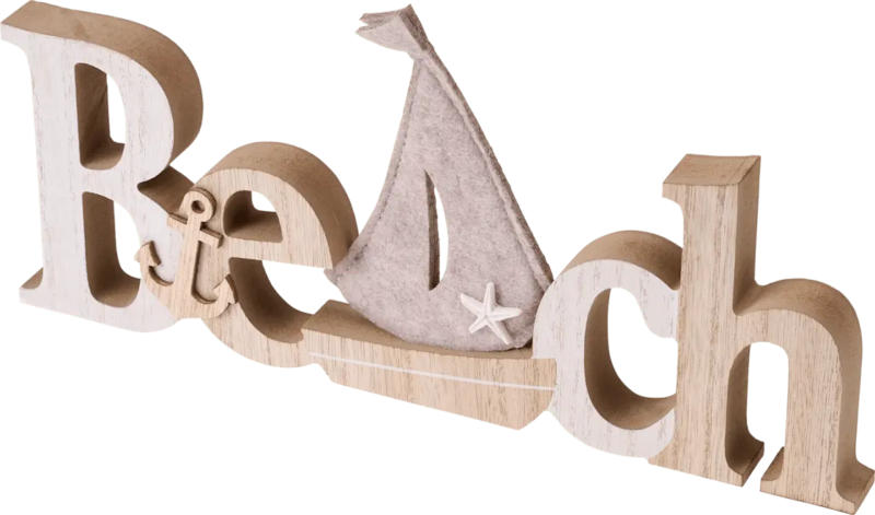 BOLTZE Holzaufsteller "Beach" mit Filzboot