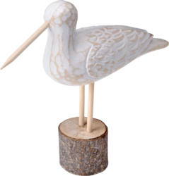 Dekorieren & Einrichten Holzaufsteller Möwe weiß (22 cm)