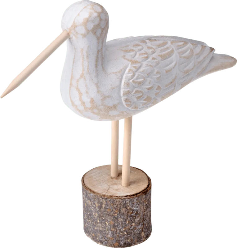 Dekorieren & Einrichten Holzaufsteller Möwe weiß (22 cm)