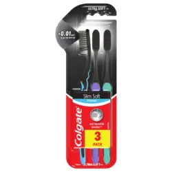 Colgate Четка за зъби Slim Soft Charcoal