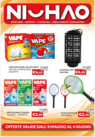 Offerte disponibili dall' 8 Maggio al 4 Giugno