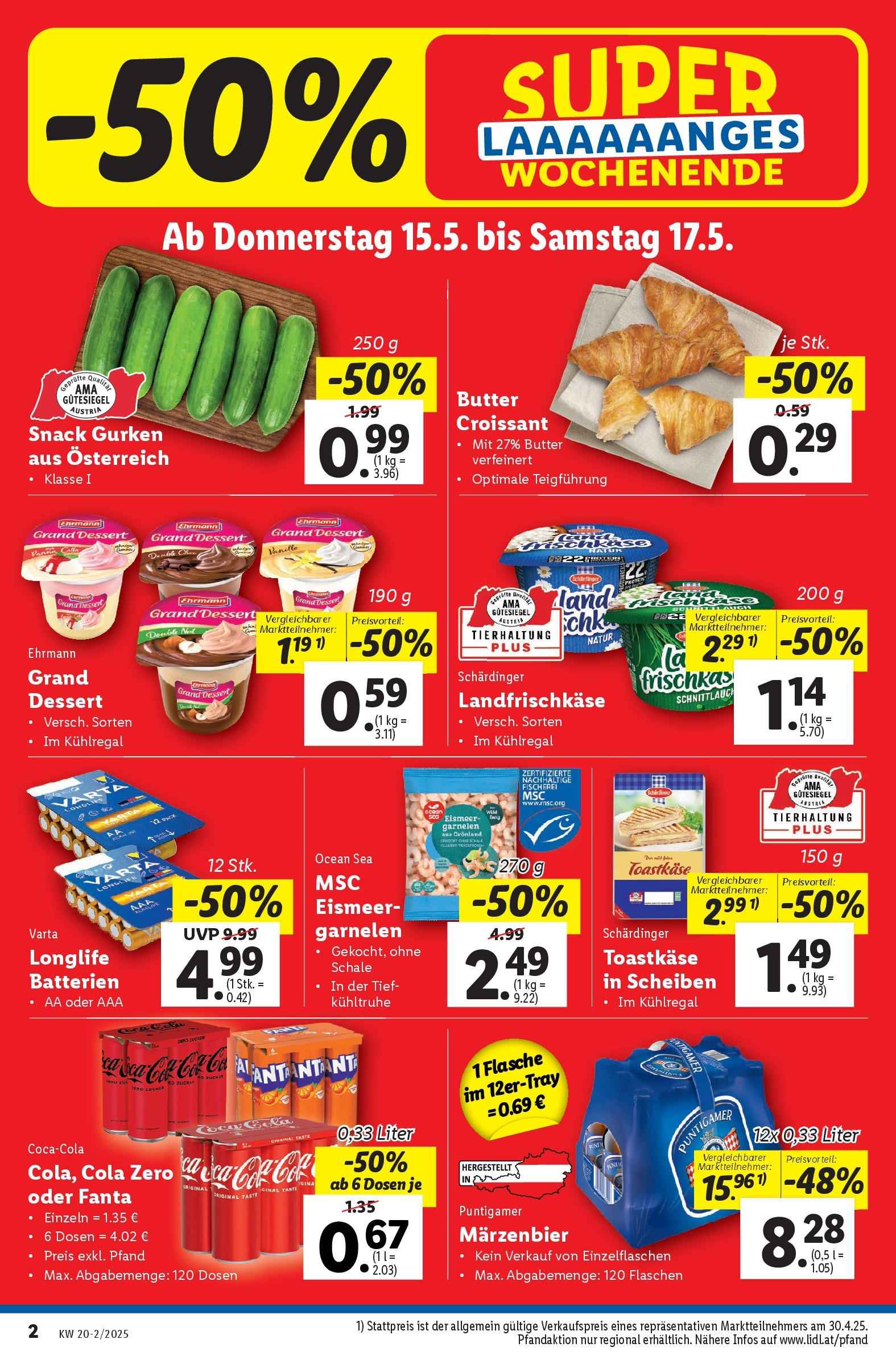 Lidl - Lidl: Flugblatt in deiner Nähe ab 14.05.2025 ✳️ Angebote ab donnerstag | Seite: 4 | Produkte: Gurken, Butter Lidl - Lidl: Flugblatt in deiner Nähe ab 14.05.2025 - Angebote ab donnerstag | Seite: 4 | Produkte: Gurken, Butter