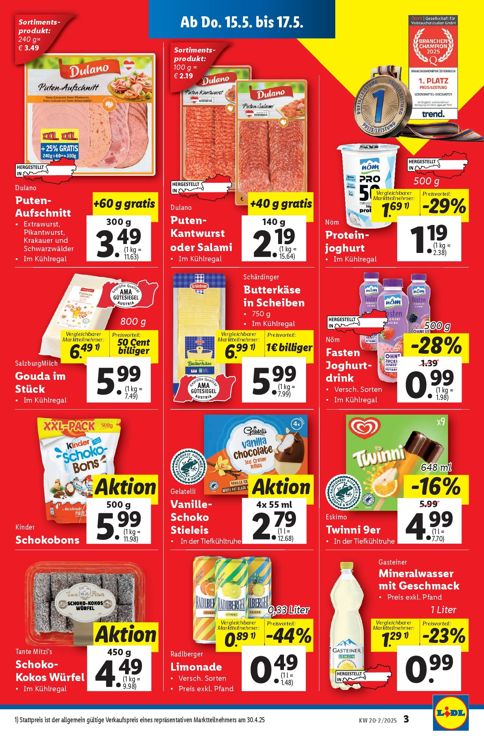 Lidl - Lidl: Flugblatt in deiner Nähe ab 14.05.2025 ✳️ Angebote ab donnerstag | Seite: 5 | Produkte: Joghurt, Salami Lidl - Lidl: Flugblatt in deiner Nähe ab 14.05.2025 - Angebote ab donnerstag | Seite: 5 | Produkte: Joghurt, Salami
