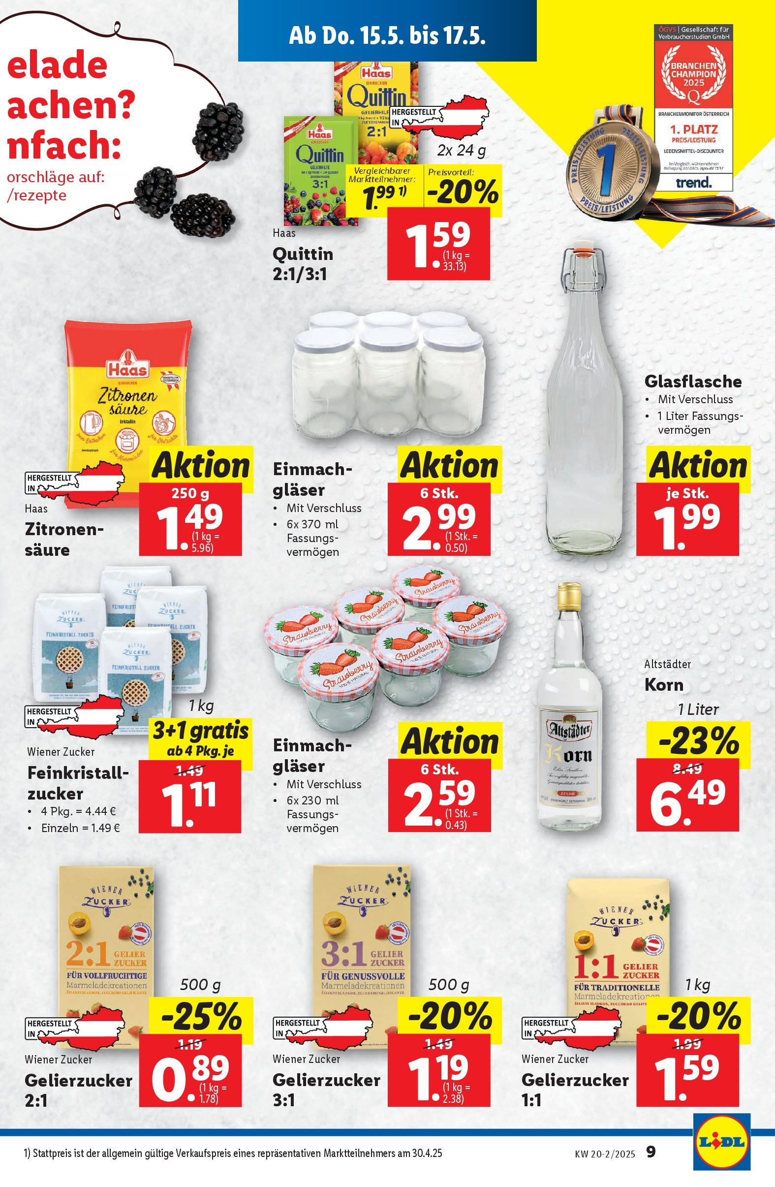 Lidl - Lidl: Flugblatt in deiner Nähe ab 14.05.2025 ✳️ Angebote ab donnerstag | Seite: 11 | Produkte: Zucker Lidl - Lidl: Flugblatt in deiner Nähe ab 14.05.2025 - Angebote ab donnerstag | Seite: 11 | Produkte: Zucker