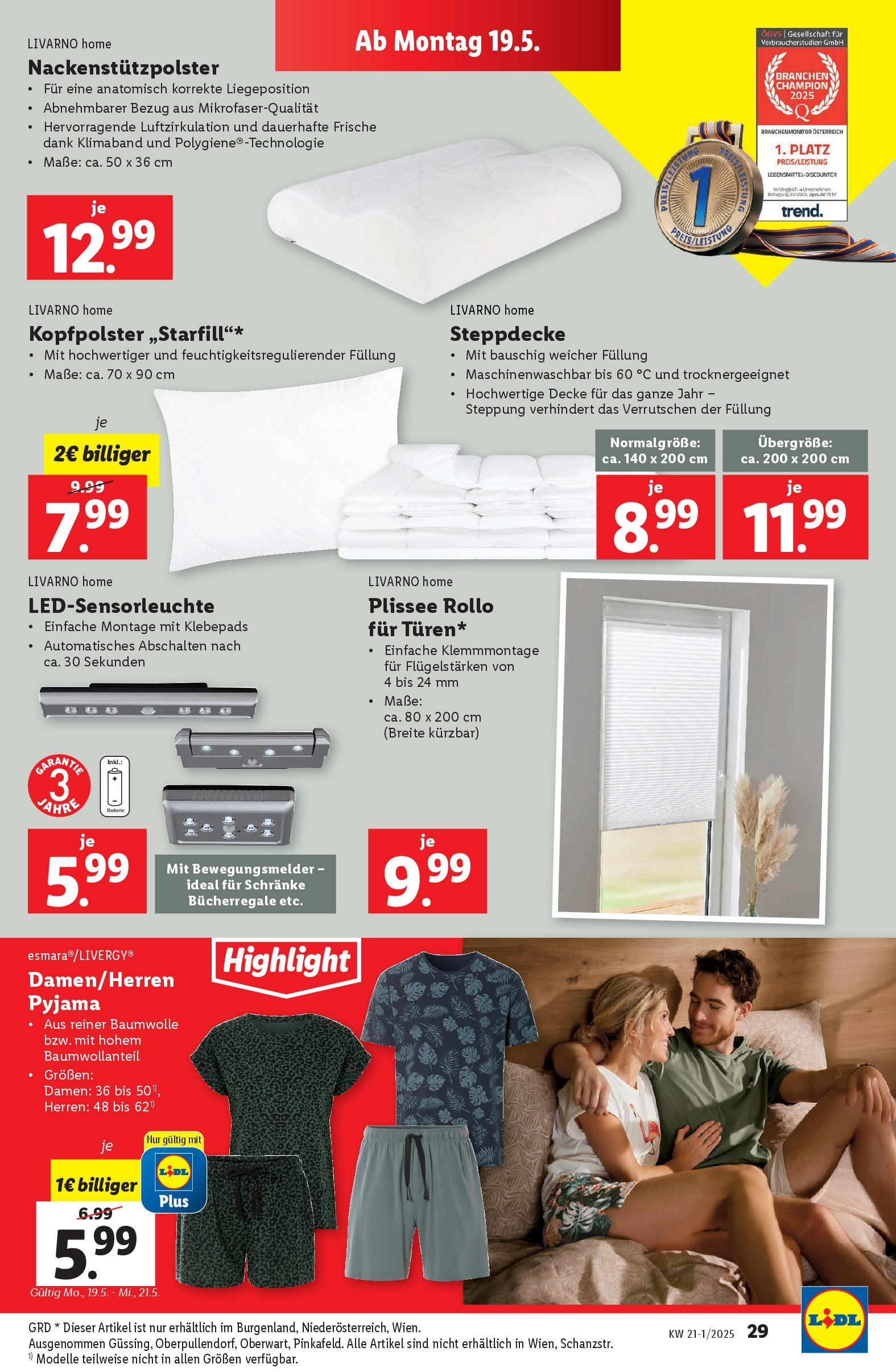 Lidl - Lidl: Flugblatt in deiner Nähe ab 14.05.2025 ✳️ Angebote ab donnerstag | Seite: 31 | Produkte: Pyjama, Decke Lidl - Lidl: Flugblatt in deiner Nähe ab 14.05.2025 - Angebote ab donnerstag | Seite: 31 | Produkte: Pyjama, Decke