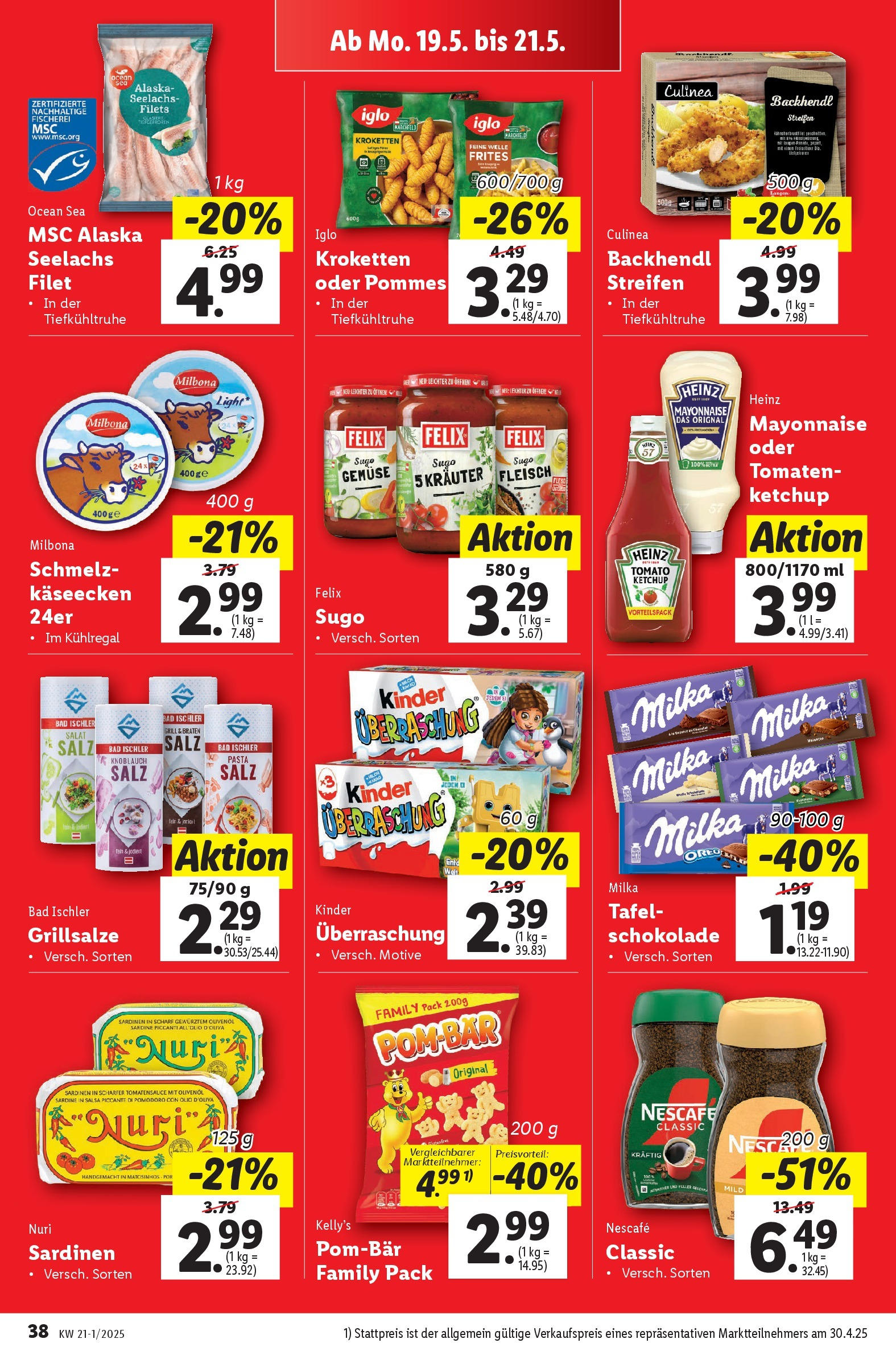 Lidl - Lidl: Flugblatt in deiner Nähe ab 14.05.2025 ✳️ Angebote ab donnerstag | Seite: 40 | Produkte: Gemüse, Mayonnaise, Grill, Schokolade Lidl - Lidl: Flugblatt in deiner Nähe ab 14.05.2025 - Angebote ab donnerstag | Seite: 40 | Produkte: Gemüse, Mayonnaise, Grill, Schokolade