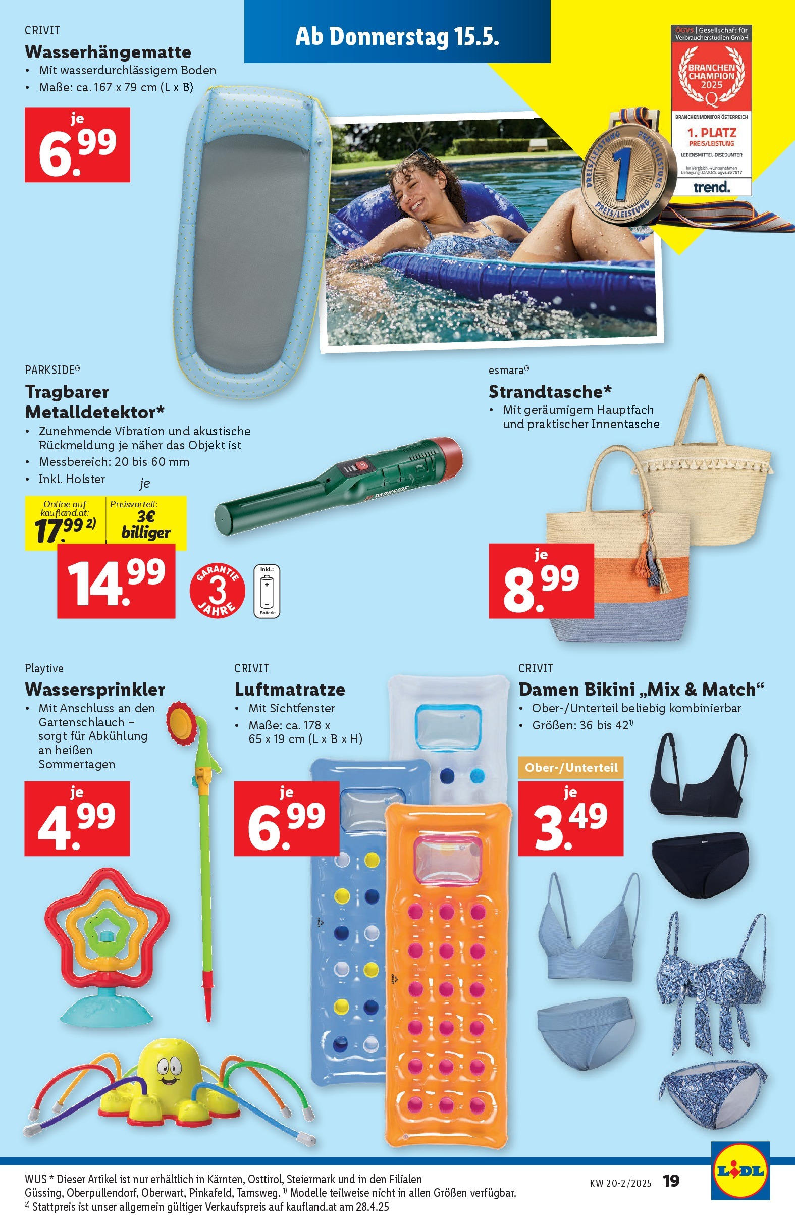 Lidl Flugblatt - Graz, Klagenfurt, Neunkirchen ab 14.05.2025 ✳️ Angebote ab donnerstag | Seite: 21 Lidl Flugblatt - Graz, Klagenfurt, Neunkirchen ab 14.05.2025 - Angebote ab donnerstag | Seite: 21