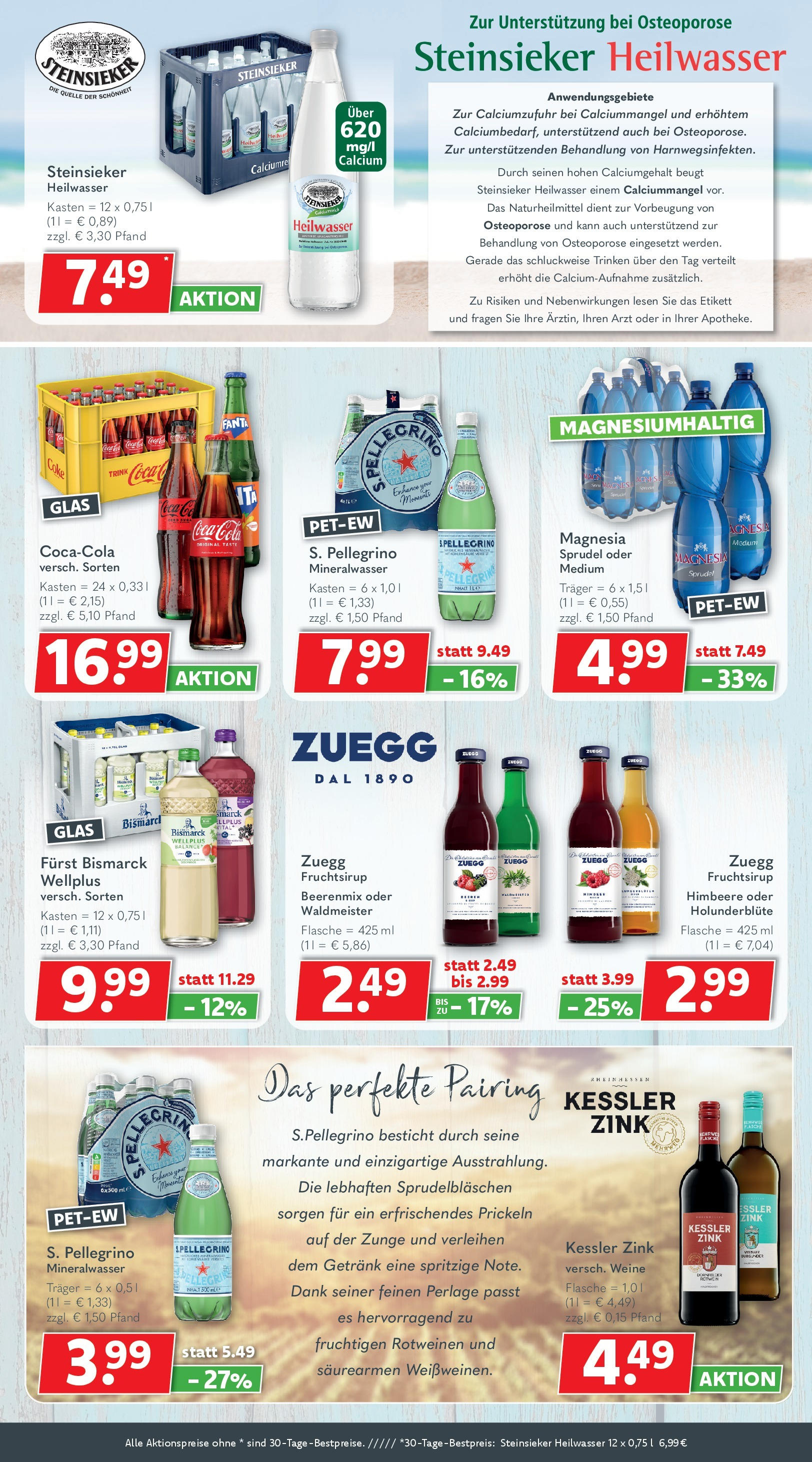Getränkeland - Getränkeland: Getränkeangebote (ab 11.05.2025) zum Blättern | Seite: 6 | Produkte: Coca cola, Cola, Mineralwasser, Himbeere