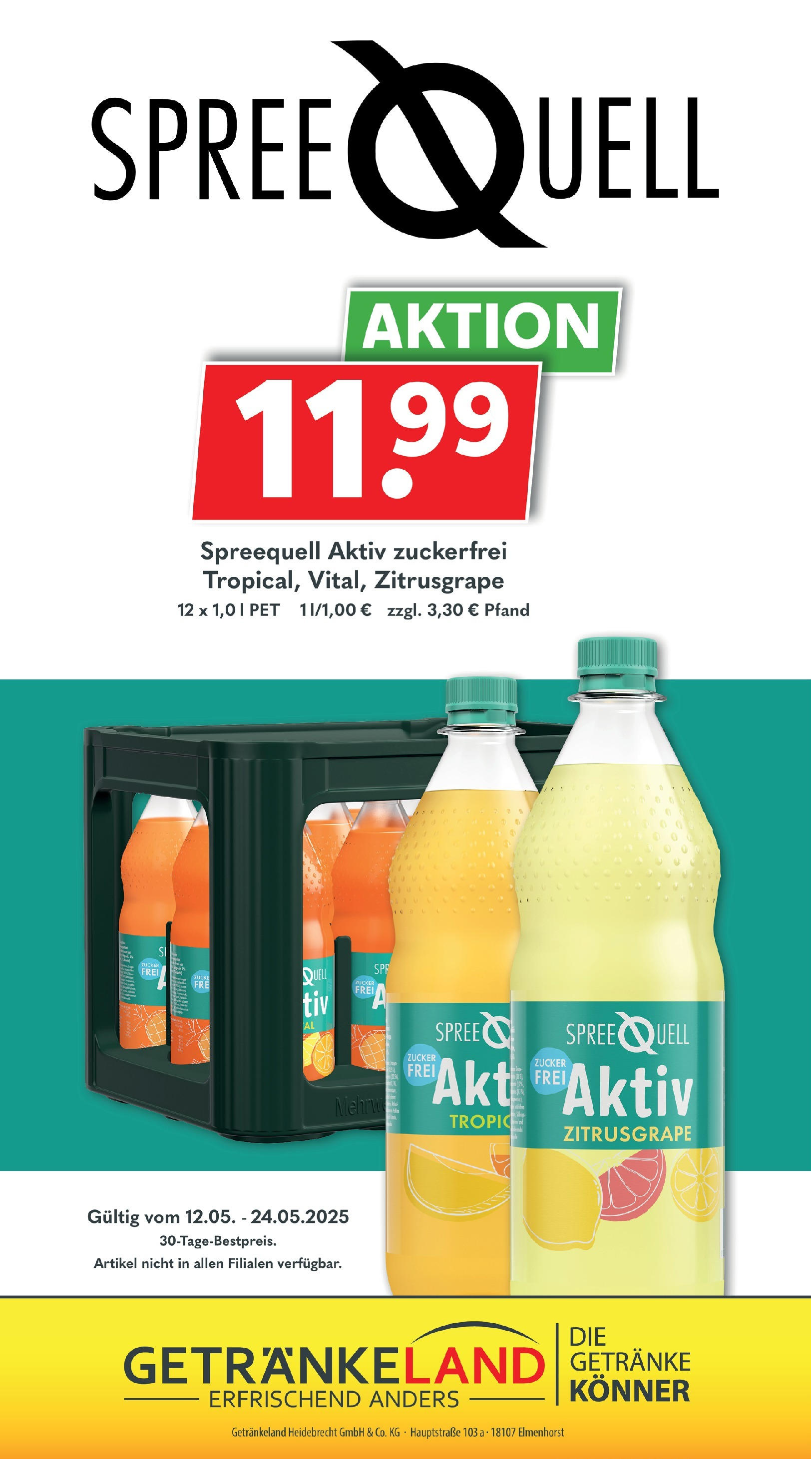 Getränkeland - Getränkeland: Getränkeangebote (ab 11.05.2025) zum Blättern | Seite: 12 | Produkte: Zucker