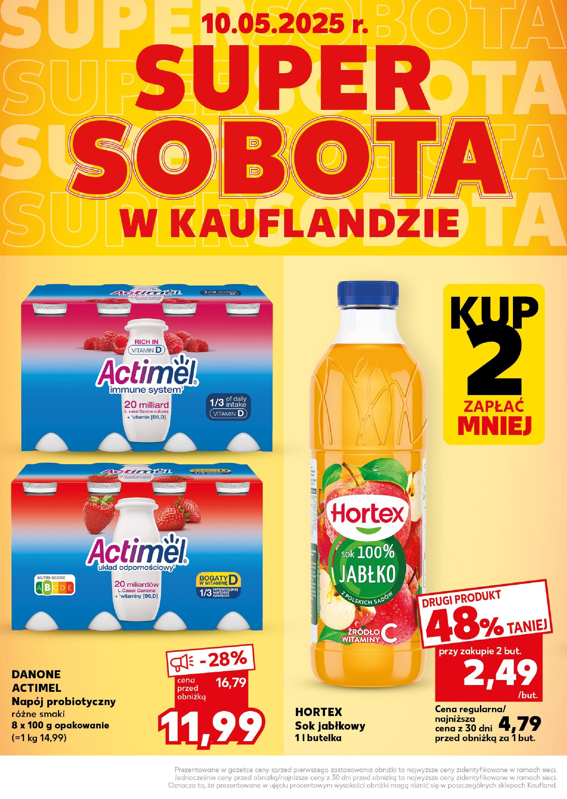 Kaufland gazetka - Super Sobota (10.05.2025) - od jutra | Strona: 4 | Produkty: Sok jabłkowy, Sok Kaufland gazetka - Super Sobota od 10.05.2025 - od jutra PDF | Strona: 4 | Produkty: Sok jabłkowy, Sok