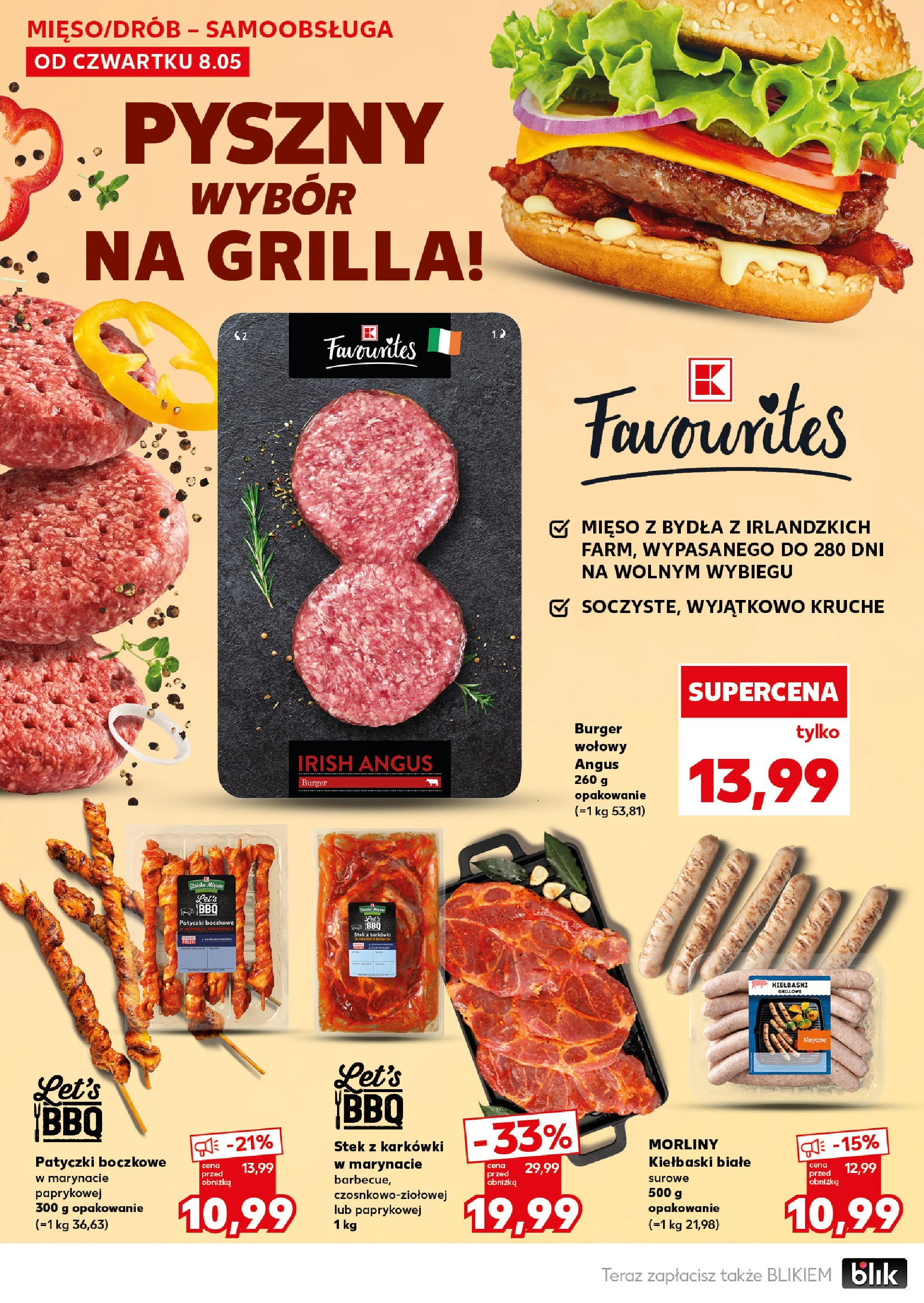 Kaufland gazetka - Super Sobota (10.05.2025) - od jutra | Strona: 6 | Produkty: Mięso, Kiełbaski Kaufland gazetka - Super Sobota od 10.05.2025 - od jutra PDF | Strona: 6 | Produkty: Mięso, Kiełbaski