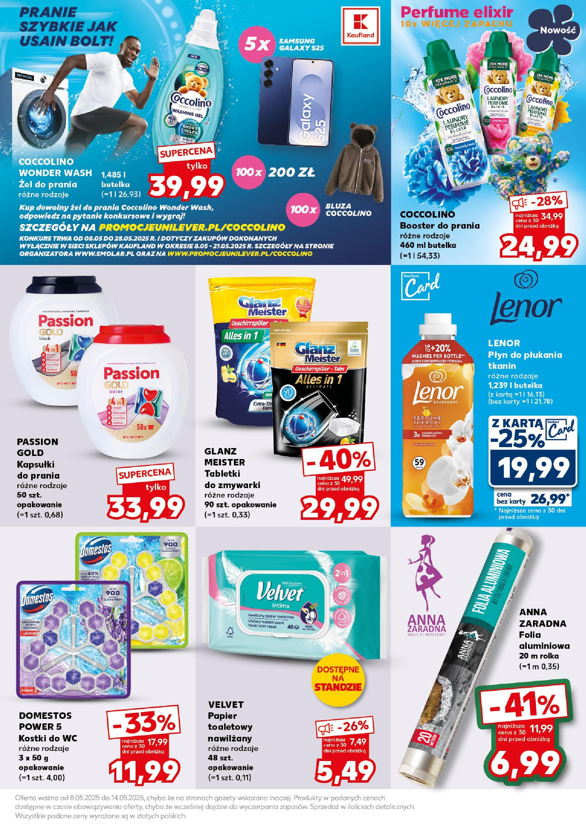Kaufland gazetka - Super Sobota (10.05.2025) - od jutra | Strona: 21 | Produkty: Karta, Płyn do płukania tkanin Lenor, Papier toaletowy, Kapsułki do prania Kaufland gazetka - Super Sobota od 10.05.2025 - od jutra PDF | Strona: 21 | Produkty: Karta, Płyn do płukania tkanin Lenor, Papier toaletowy, Kapsułki do prania