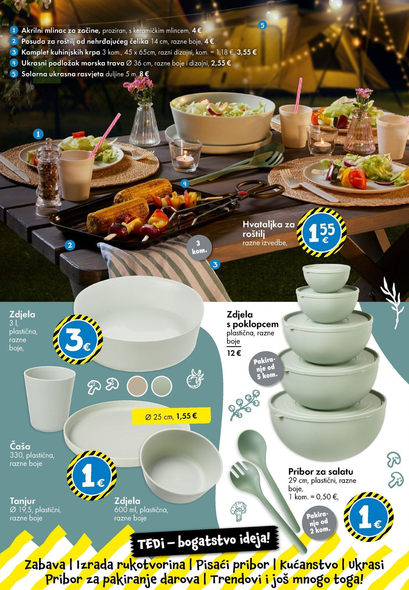 TEDi - TEDi katalog do 17.05.2025 novi od 07.05.2025 > prelistaj akcije | Stranica: 11 | Proizvodi: Rasvjeta, Pan, Zdjela, Hvataljka TEDi - TEDi katalog do 17.05.2025 novi od 07.05.2025 na listanje > letak digitalni | Stranica: 11 | Proizvodi: Rasvjeta, Pan, Zdjela, Hvataljka