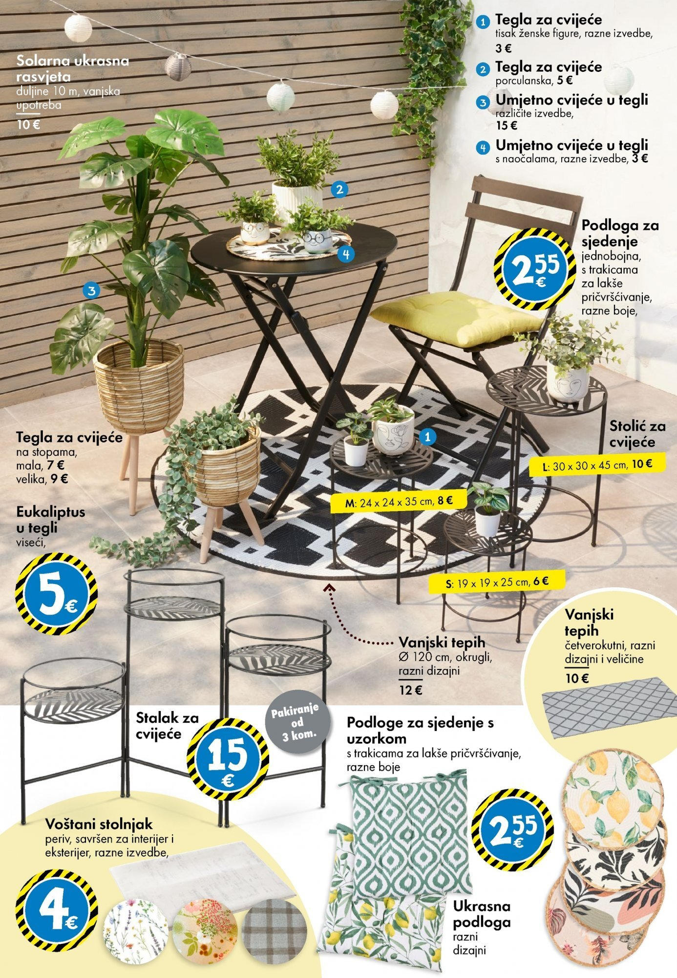 TEDi - TEDi katalog do 17.05.2025 novi od 07.05.2025 > prelistaj akcije | Stranica: 16 | Proizvodi: Cvijeće, Stolić, Tepih, Stolnjak TEDi - TEDi katalog do 17.05.2025 novi od 07.05.2025 na listanje > letak digitalni | Stranica: 16 | Proizvodi: Cvijeće, Stolić, Tepih, Stolnjak