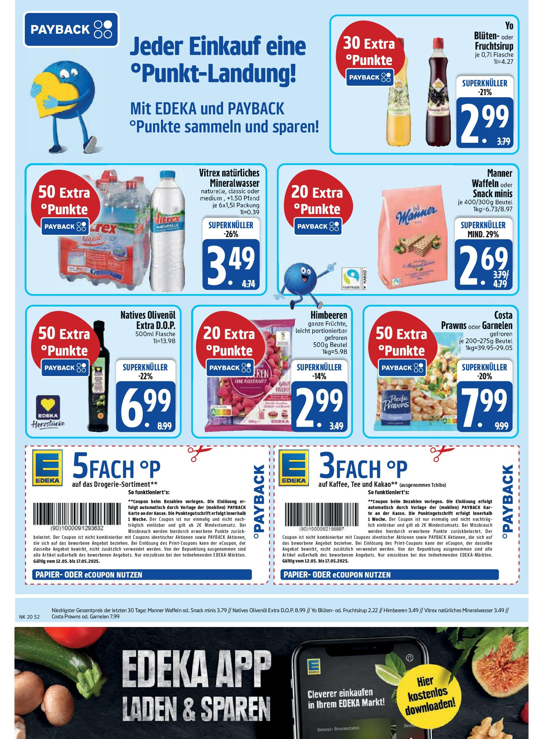 Edeka - EDEKA: Wochenangebote (ab 11.05.2025) » Angebote Online | Seite: 2 | Produkte: Himbeeren, Mineralwasser, Waffeln, Tee Edeka - EDEKA: Wochenangebote (ab 11.05.2025) » Angebote Online | Seite: 2 | Produkte: Himbeeren, Mineralwasser, Waffeln, Tee