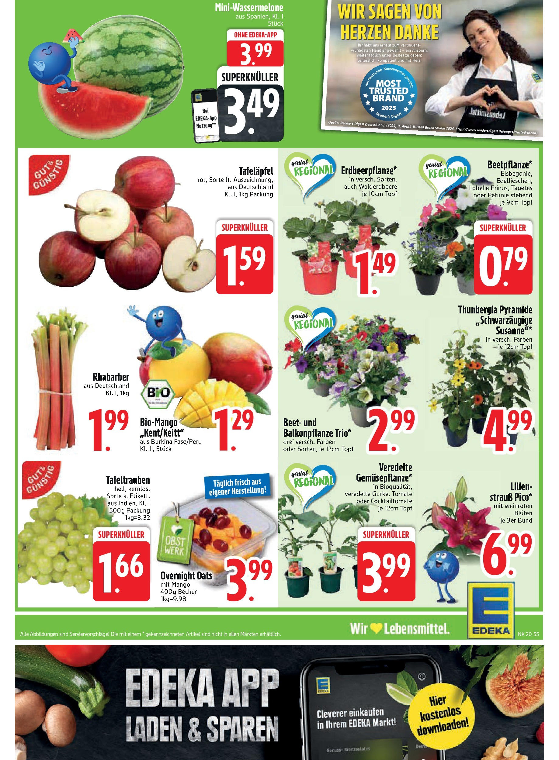 Edeka - EDEKA: Wochenangebote (ab 11.05.2025) » Angebote Online | Seite: 5 | Produkte: Mango, Rhabarber Edeka - EDEKA: Wochenangebote (ab 11.05.2025) » Angebote Online | Seite: 5 | Produkte: Mango, Rhabarber