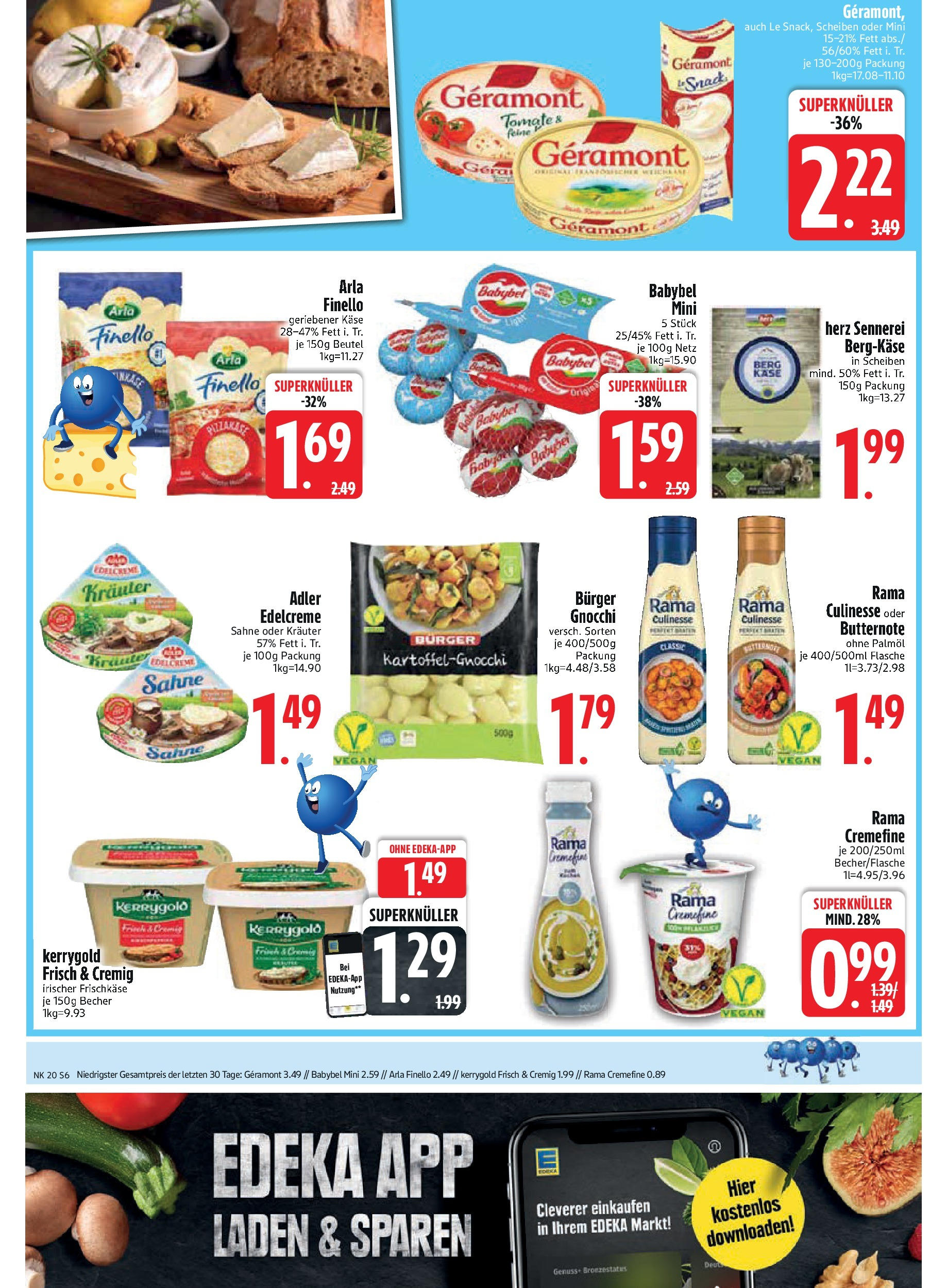 Edeka - EDEKA: Wochenangebote (ab 11.05.2025) » Angebote Online | Seite: 6 | Produkte: Rama, Burger, Sahne, Frischkase Edeka - EDEKA: Wochenangebote (ab 11.05.2025) » Angebote Online | Seite: 6 | Produkte: Rama, Burger, Sahne, Frischkase