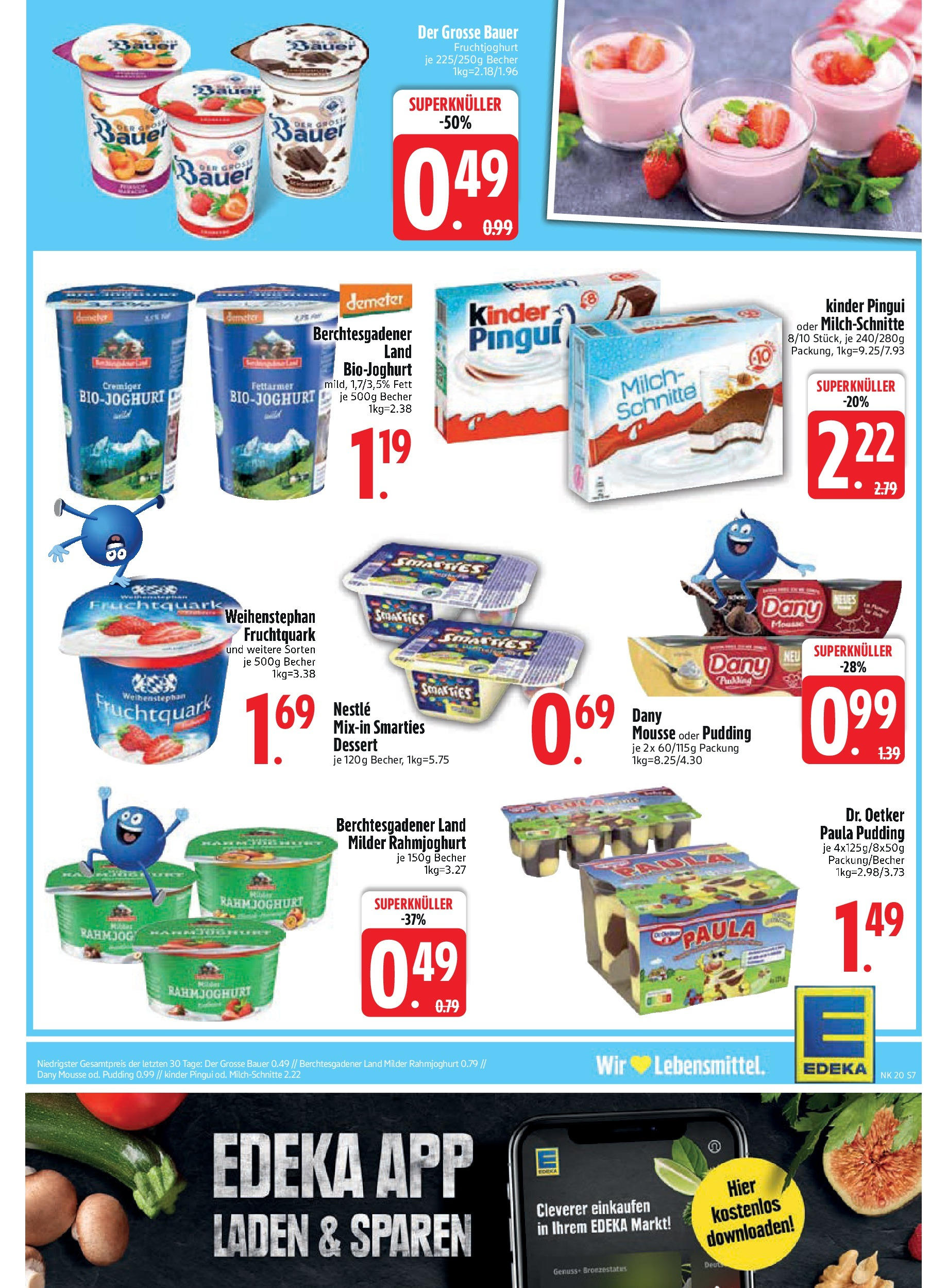 Edeka - EDEKA: Wochenangebote (ab 11.05.2025) » Angebote Online | Seite: 7 | Produkte: Milch, Smarties, Fruchtjoghurt, Pudding Edeka - EDEKA: Wochenangebote (ab 11.05.2025) » Angebote Online | Seite: 7 | Produkte: Milch, Smarties, Fruchtjoghurt, Pudding