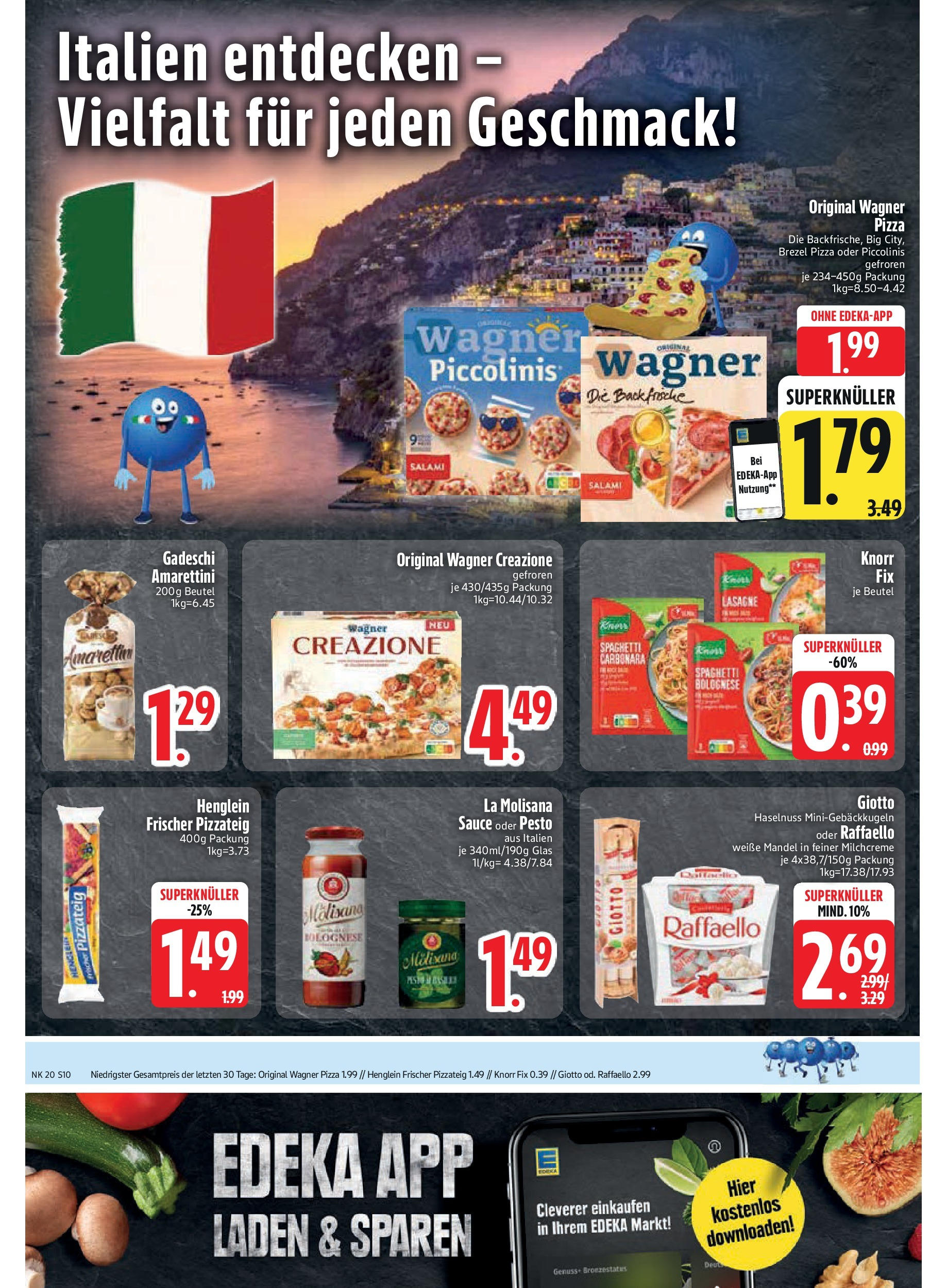 Edeka - EDEKA: Wochenangebote (ab 11.05.2025) » Angebote Online | Seite: 10 | Produkte: Knorr, Piccolinis, Pasta, Salami Edeka - EDEKA: Wochenangebote (ab 11.05.2025) » Angebote Online | Seite: 10 | Produkte: Knorr, Piccolinis, Pasta, Salami