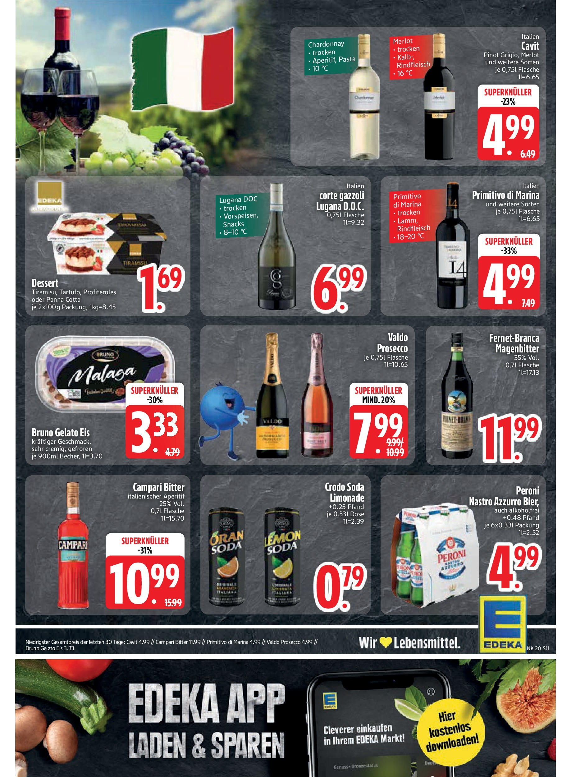 Edeka - EDEKA: Wochenangebote (ab 11.05.2025) » Angebote Online | Seite: 11 | Produkte: Campari, Pasta, Rindfleisch, Eis Edeka - EDEKA: Wochenangebote (ab 11.05.2025) » Angebote Online | Seite: 11 | Produkte: Campari, Pasta, Rindfleisch, Eis