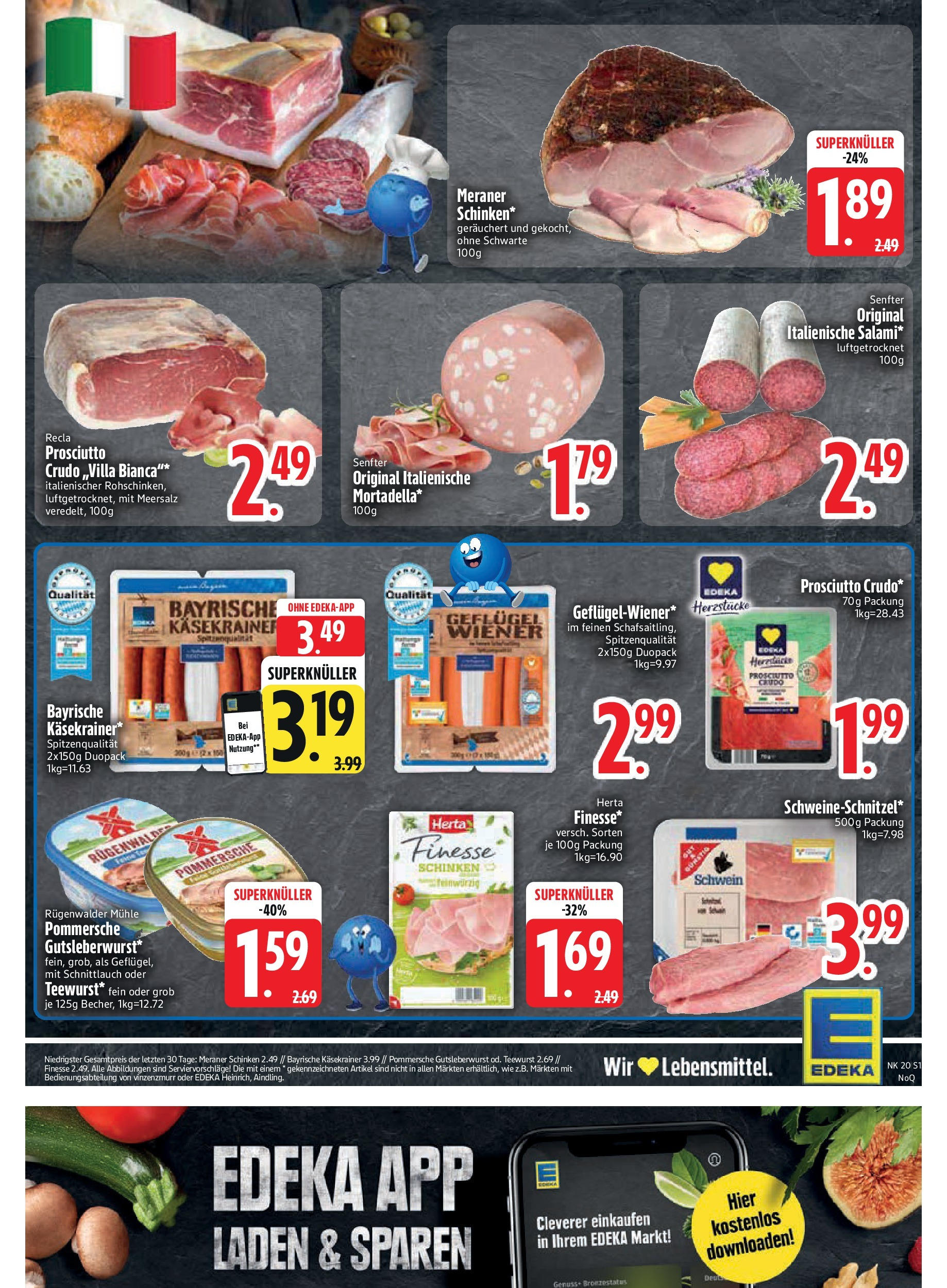 Edeka - EDEKA: Wochenangebote (ab 11.05.2025) » Angebote Online | Seite: 15 | Produkte: Mühle, Käsekrainer, Salami, Schinken Edeka - EDEKA: Wochenangebote (ab 11.05.2025) » Angebote Online | Seite: 15 | Produkte: Mühle, Käsekrainer, Salami, Schinken