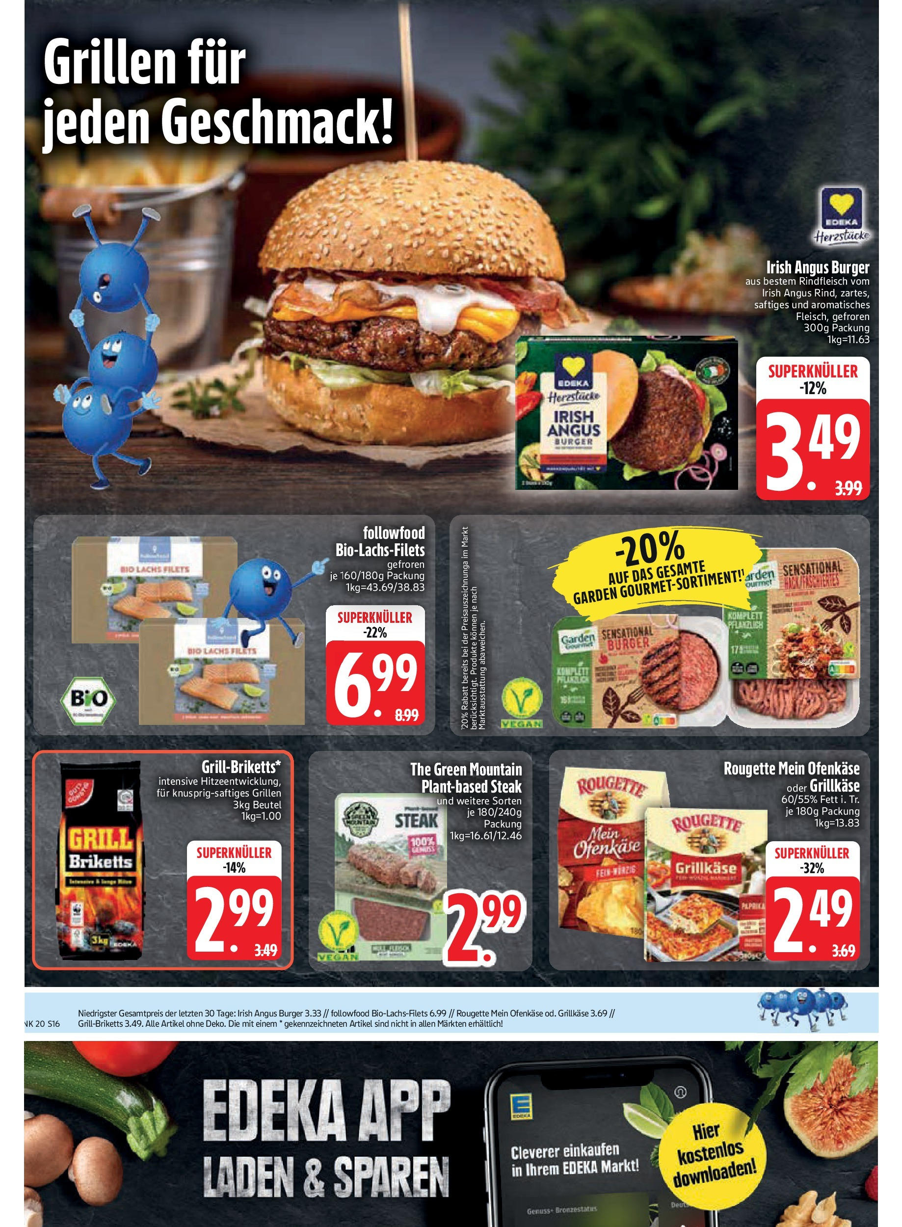Edeka - EDEKA: Wochenangebote (ab 11.05.2025) » Angebote Online | Seite: 16 | Produkte: Burger, Paprika, Rindfleisch, Steak Edeka - EDEKA: Wochenangebote (ab 11.05.2025) » Angebote Online | Seite: 16 | Produkte: Burger, Paprika, Rindfleisch, Steak