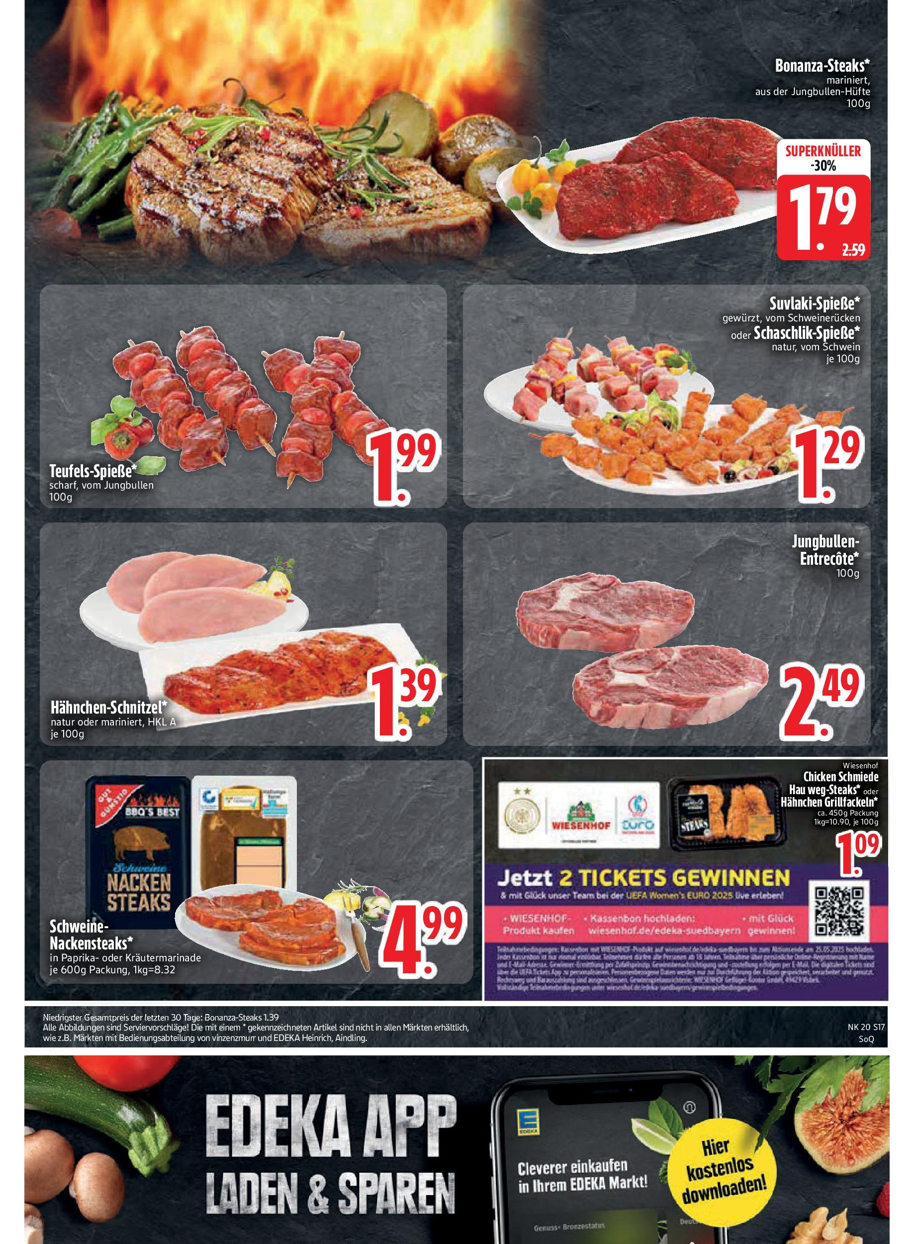 Edeka - EDEKA: Wochenangebote (ab 11.05.2025) » Angebote Online | Seite: 17 | Produkte: Hahnchen, Entrecote, Schnitzel, Paprika Edeka - EDEKA: Wochenangebote (ab 11.05.2025) » Angebote Online | Seite: 17 | Produkte: Hahnchen, Entrecote, Schnitzel, Paprika