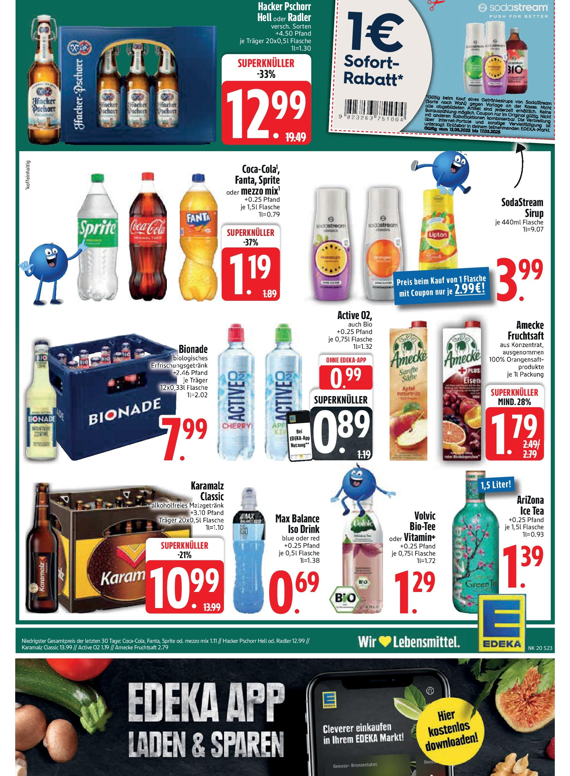 Edeka - EDEKA: Wochenangebote (ab 11.05.2025) » Angebote Online | Seite: 23 | Produkte: Mezzo mix, Coca cola, Fanta, Fruchtsaft Edeka - EDEKA: Wochenangebote (ab 11.05.2025) » Angebote Online | Seite: 23 | Produkte: Mezzo mix, Coca cola, Fanta, Fruchtsaft