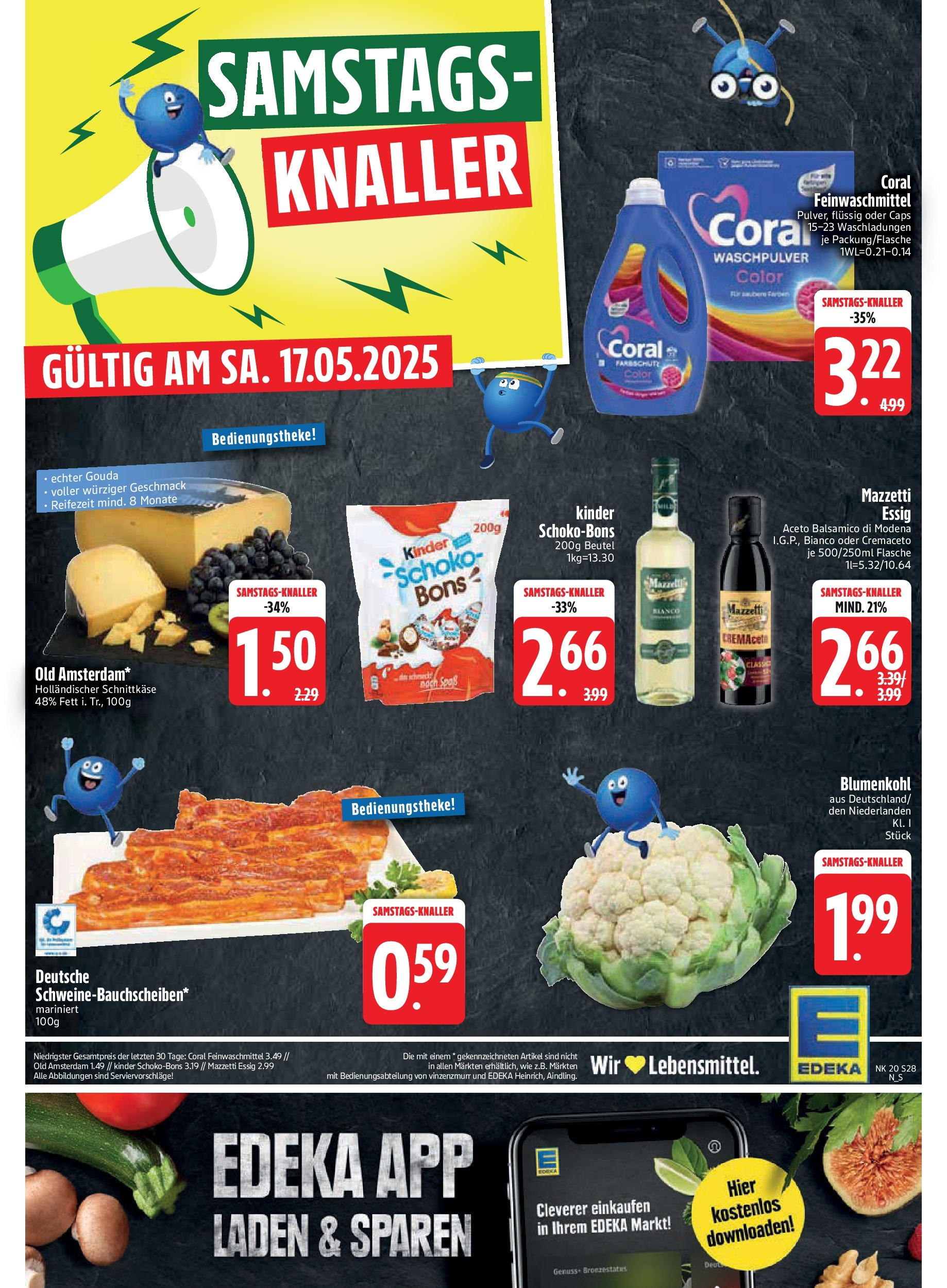 Edeka - EDEKA: Wochenangebote (ab 11.05.2025) » Angebote Online | Seite: 28 | Produkte: Balsamico, Essig, Gouda, Waschpulver Edeka - EDEKA: Wochenangebote (ab 11.05.2025) » Angebote Online | Seite: 28 | Produkte: Balsamico, Essig, Gouda, Waschpulver