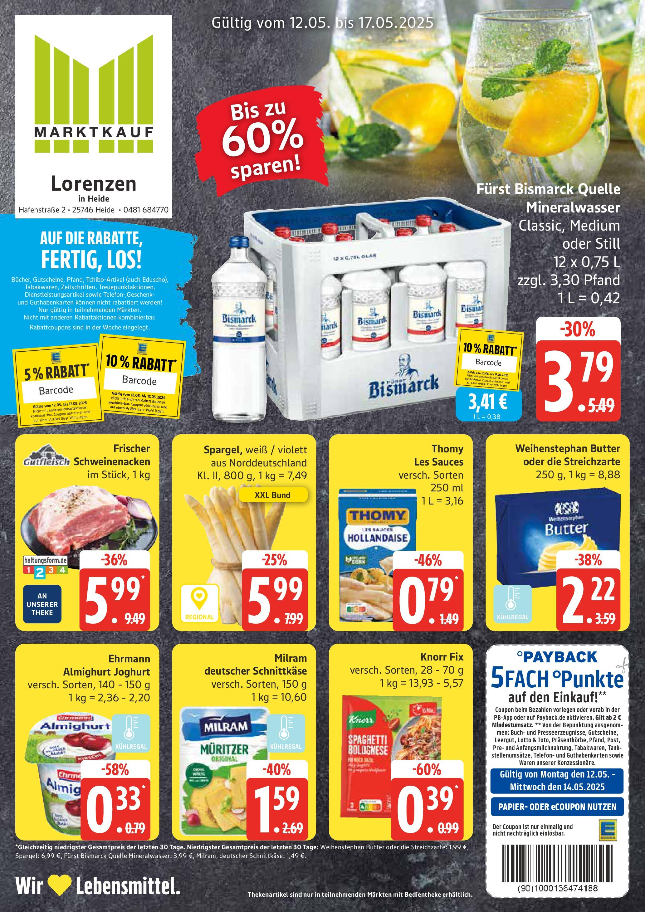 MARKTKAUF Prospekt ab Montag 11.05.2025 > Marktkauf: Wochenangebote Vorschau von dem Prospekt des Geschäftes Marktkauf, gültig ab dem 11.05.2025