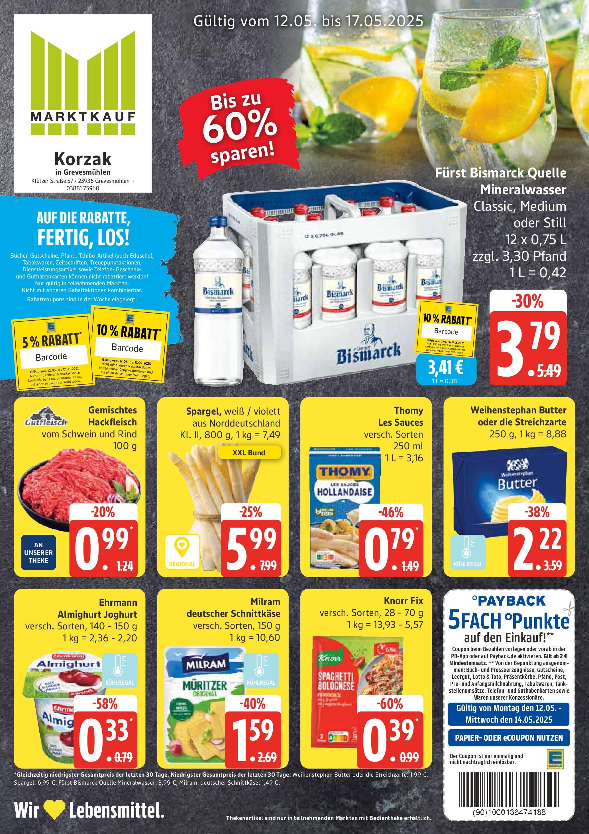 MARKTKAUF Prospekt ab Montag 11.05.2025 > Marktkauf: Wochenangebote Vorschau von dem Prospekt des Geschäftes Marktkauf, gültig ab dem 11.05.2025