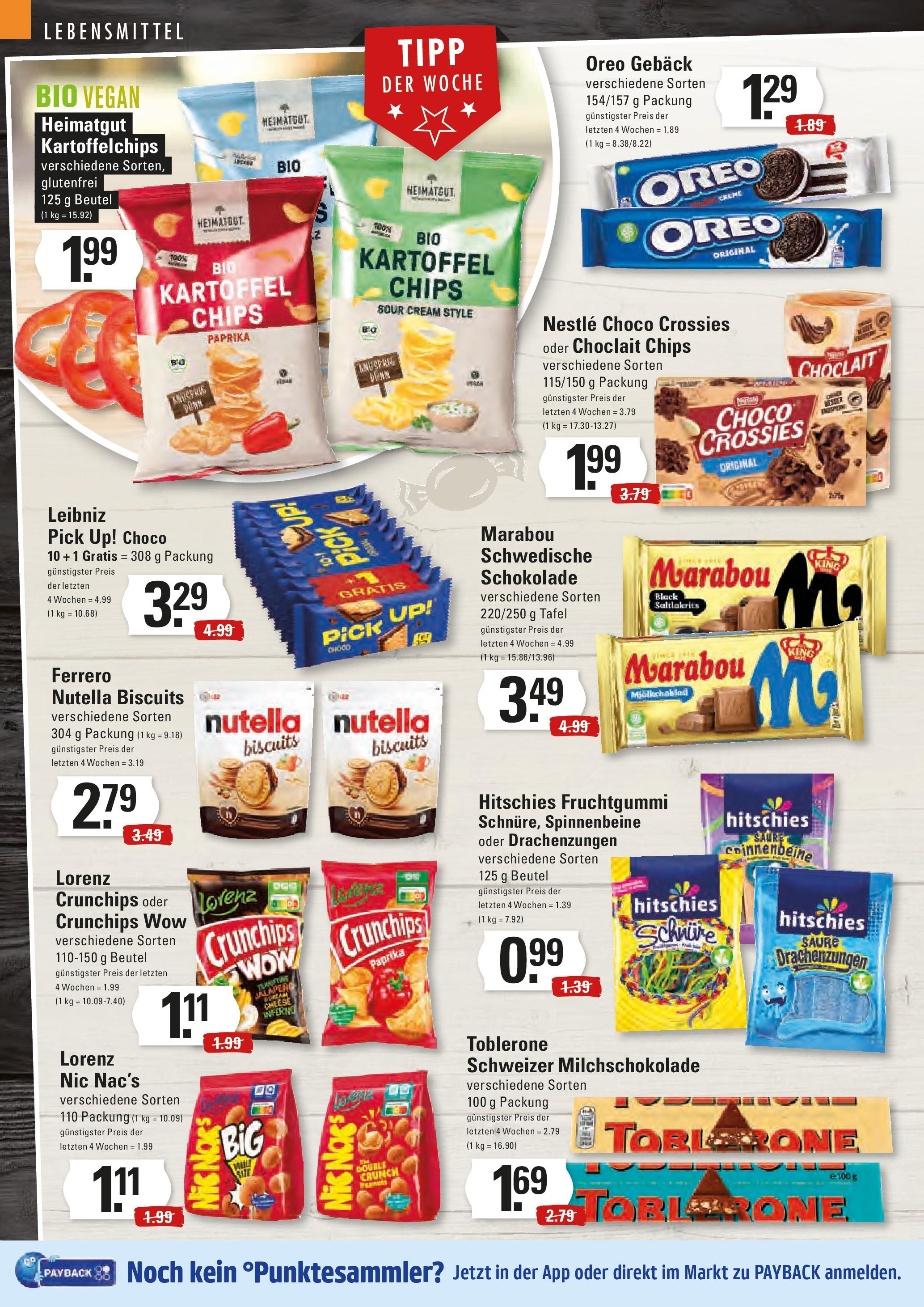 Edeka - EDEKA: Wochenangebote (ab 11.05.2025) » Angebote Online | Seite: 12 | Produkte: Schokolade, Paprika, Lorenz crunchips, Chips Edeka - EDEKA: Wochenangebote (ab 11.05.2025) » Angebote Online | Seite: 12 | Produkte: Schokolade, Paprika, Lorenz crunchips, Chips