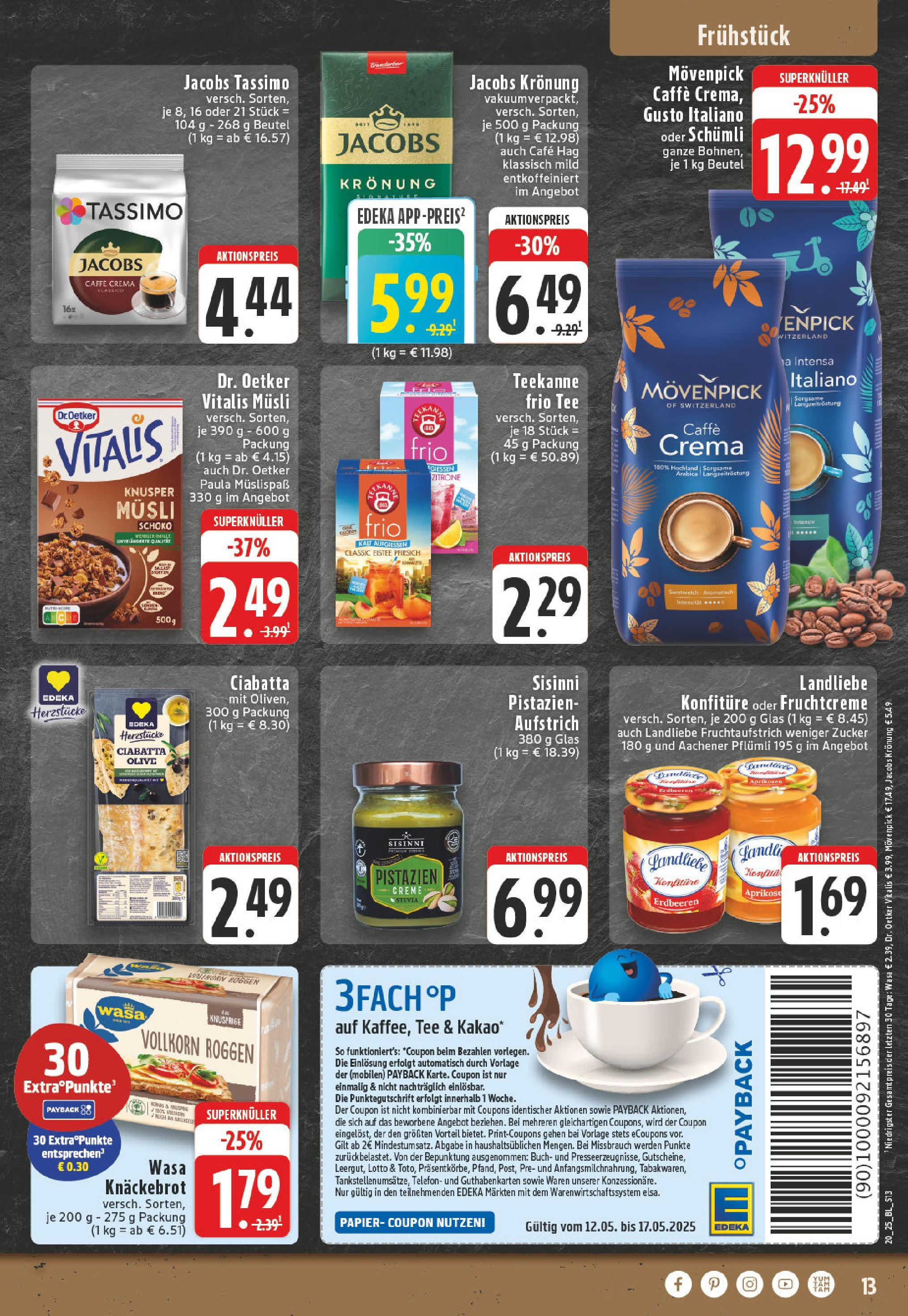 Edeka - EDEKA: Wochenangebote (ab 11.05.2025) » Angebote Online | Seite: 13 | Produkte: Zitrone, Teekanne, Erdbeeren, Tassimo Edeka - EDEKA: Wochenangebote (ab 11.05.2025) » Angebote Online | Seite: 13 | Produkte: Zitrone, Teekanne, Erdbeeren, Tassimo