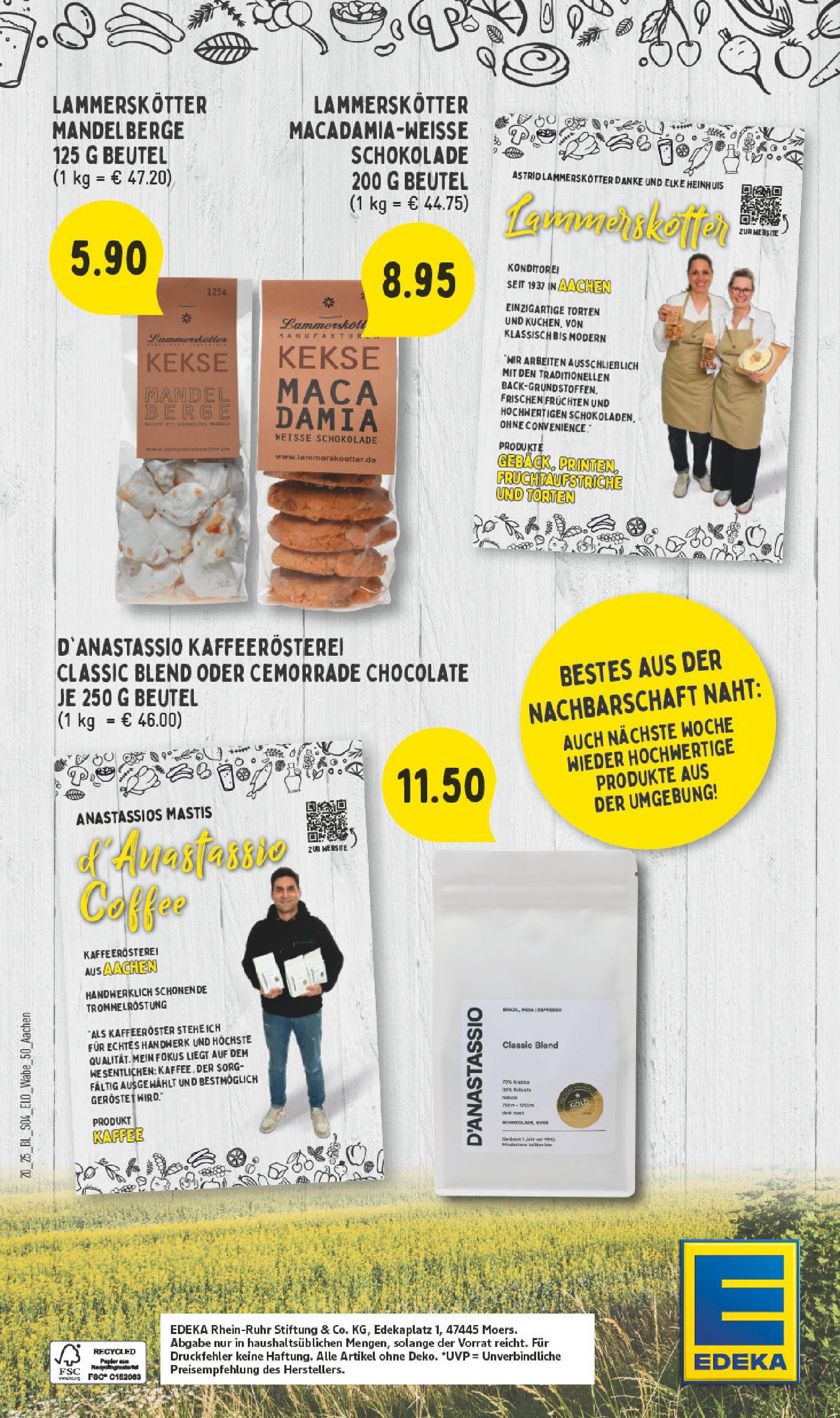 Edeka - EDEKA: Wochenangebote (ab 11.05.2025) » Angebote Online | Seite: 28 | Produkte: Kaffee, Schokolade, Kekse Edeka - EDEKA: Wochenangebote (ab 11.05.2025) » Angebote Online | Seite: 28 | Produkte: Kaffee, Schokolade, Kekse